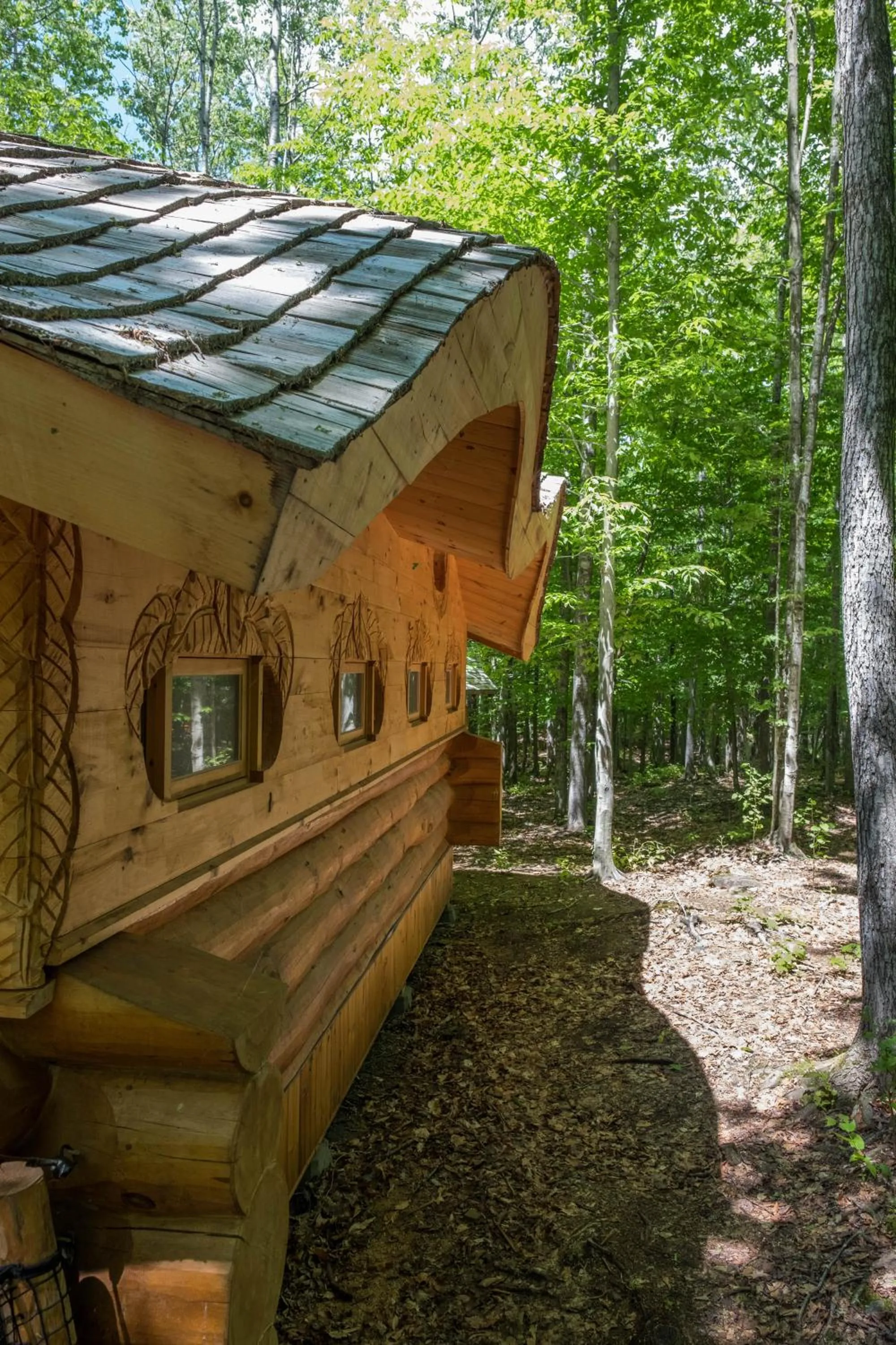 Garden view in Parc Omega