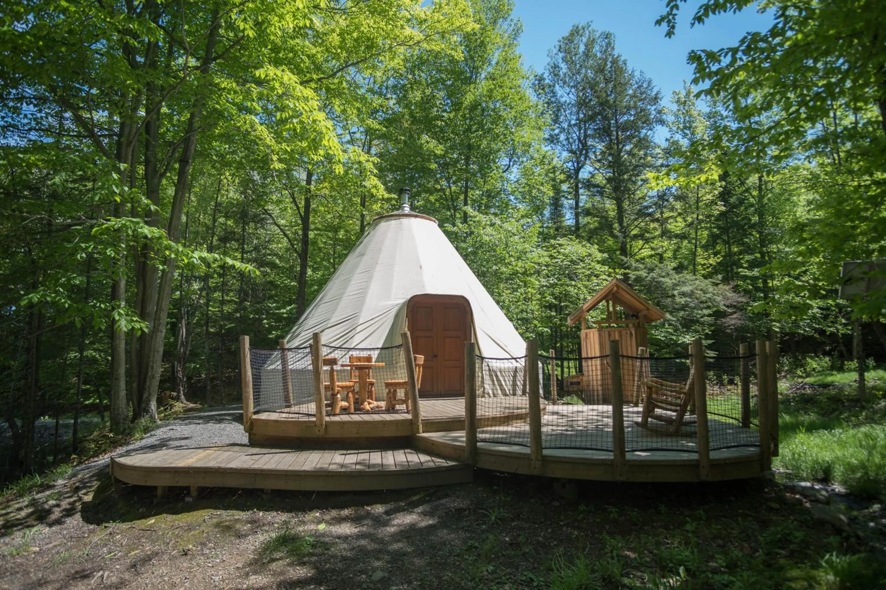 Garden in Parc Omega