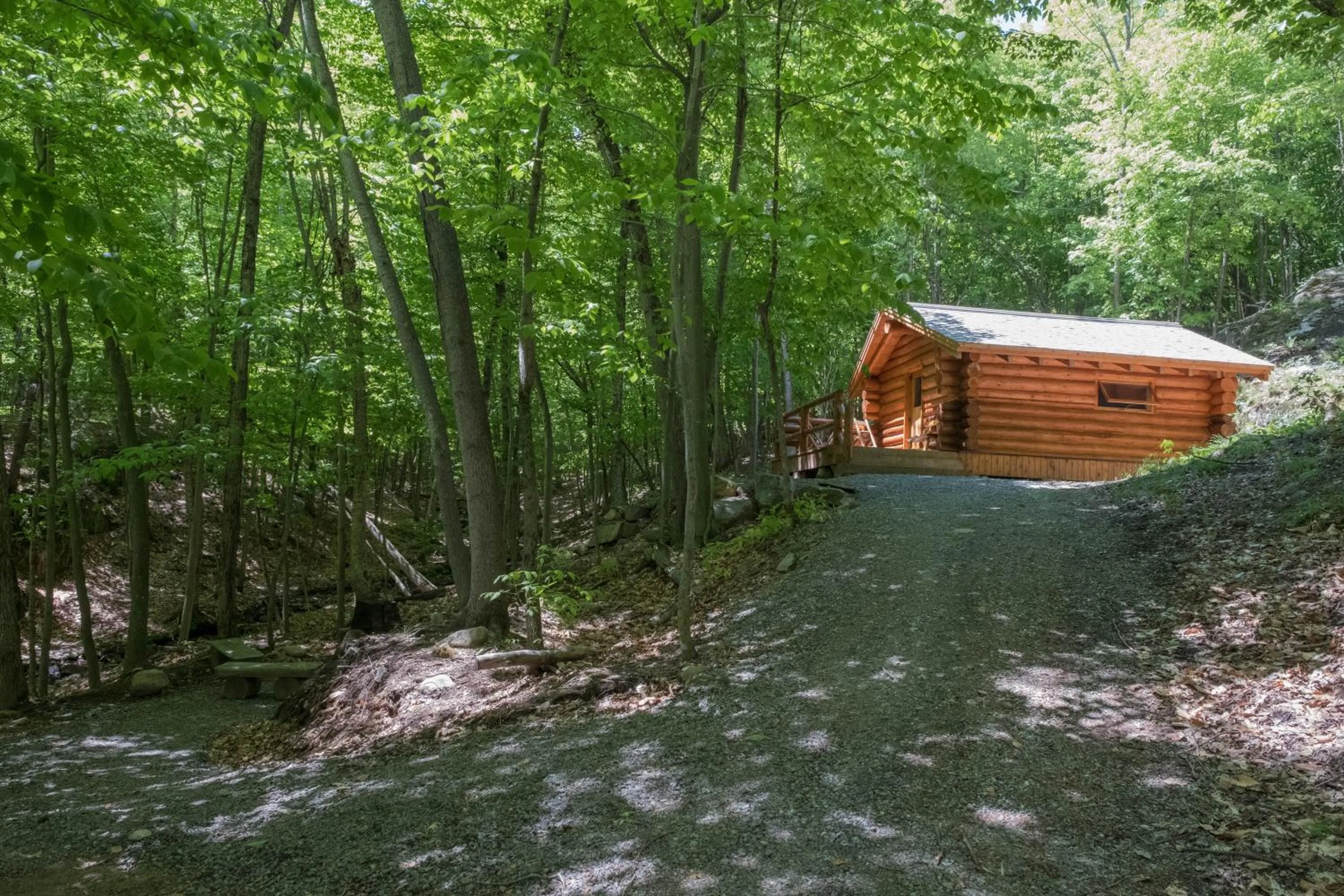 Natural landscape in Parc Omega