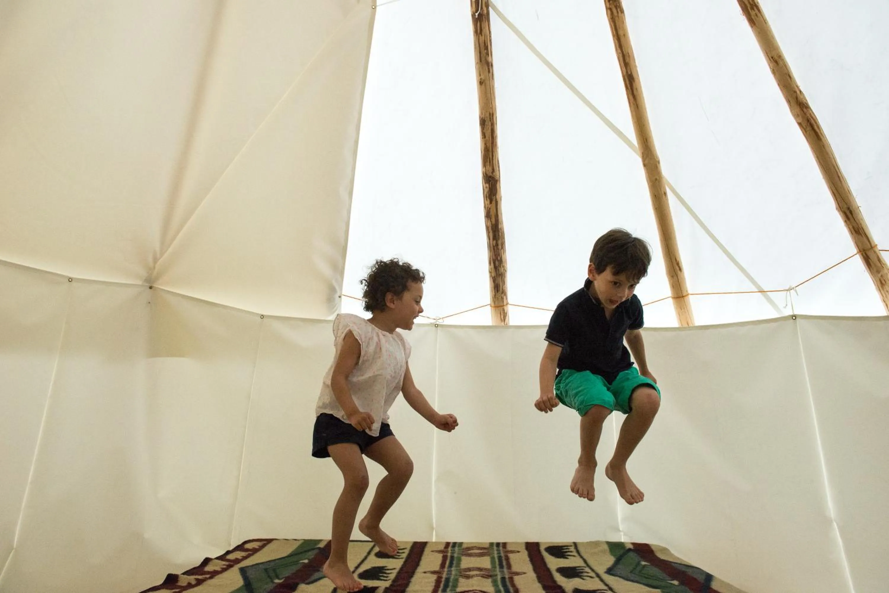 People in Parc Omega
