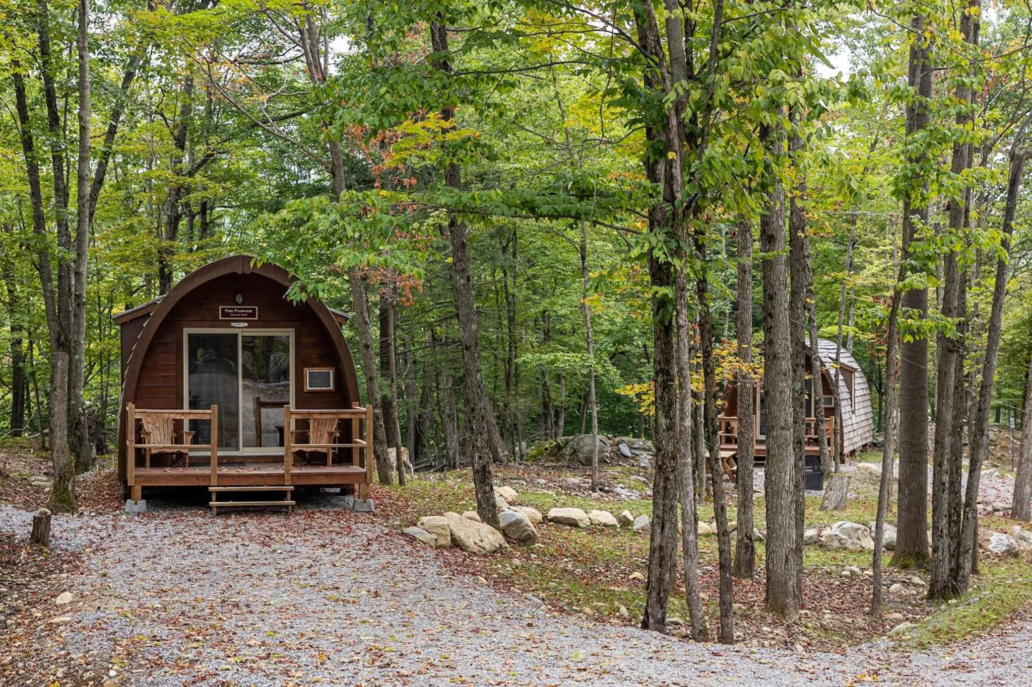 Natural landscape in Parc Omega