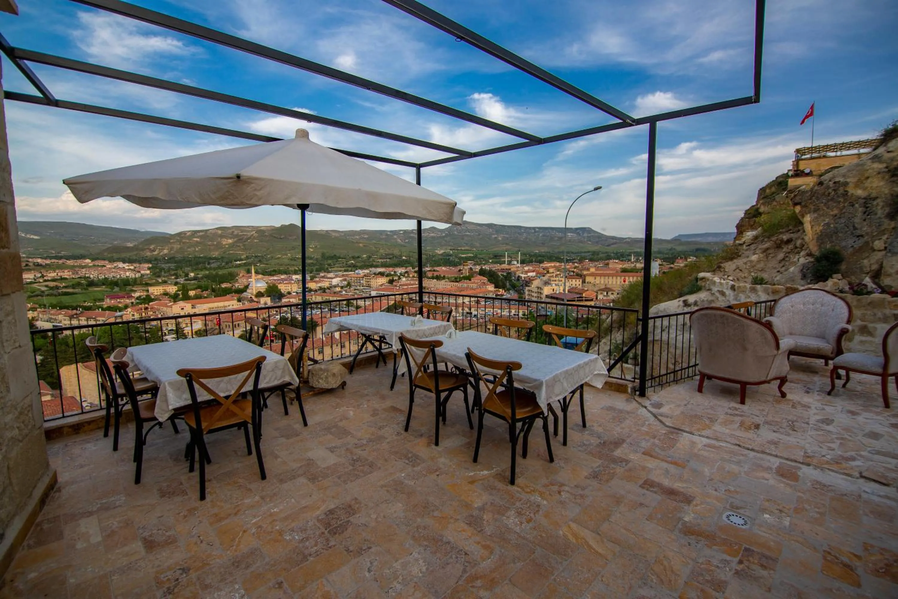 Balcony/Terrace in kayadibi cave hotel