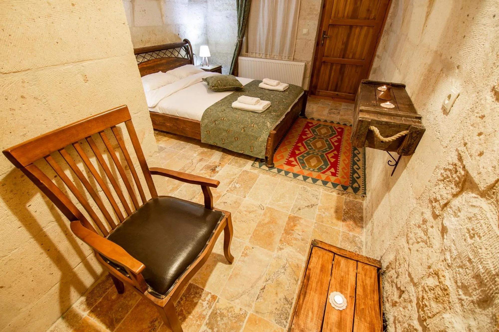 Bed in kayadibi cave hotel