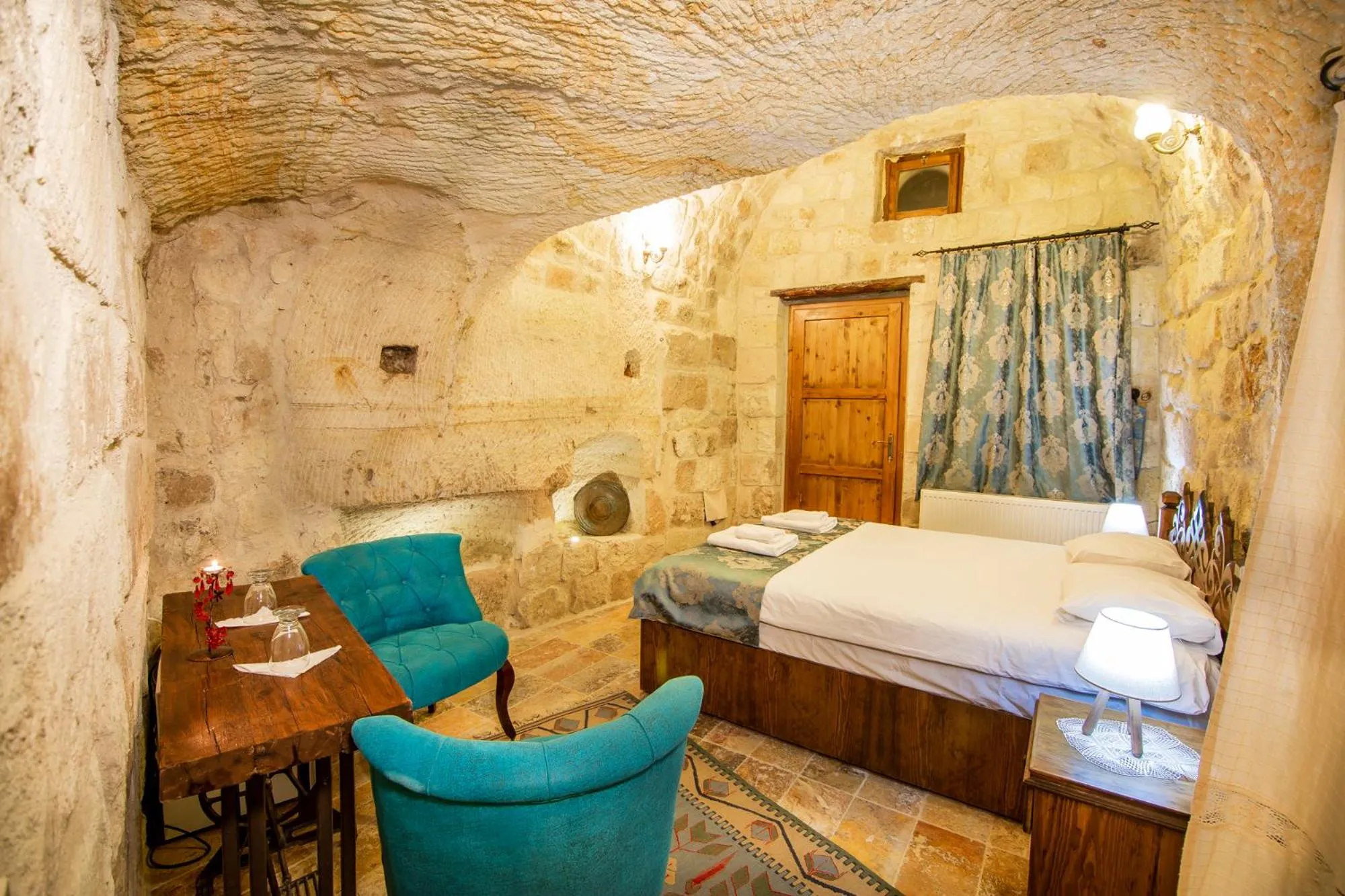 Bed in kayadibi cave hotel