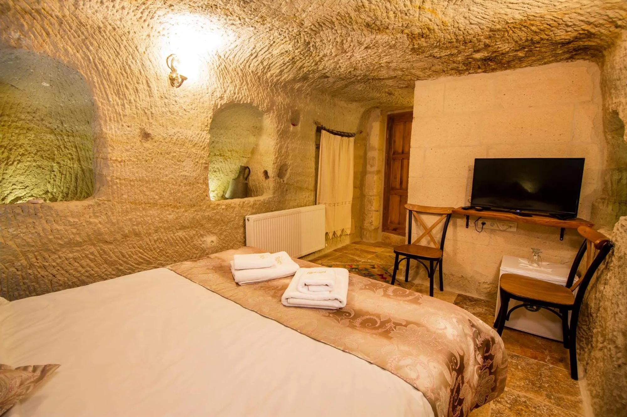 Bed in kayadibi cave hotel