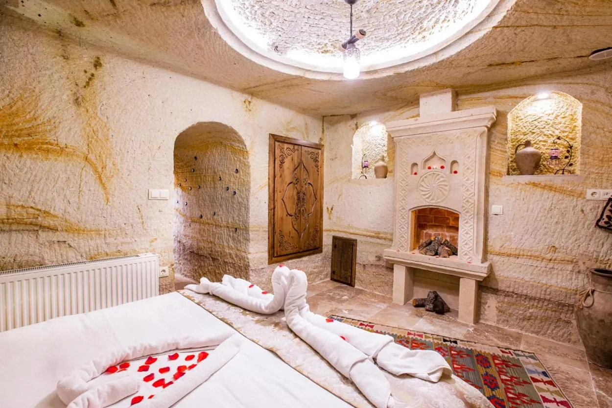 Bed in kayadibi cave hotel