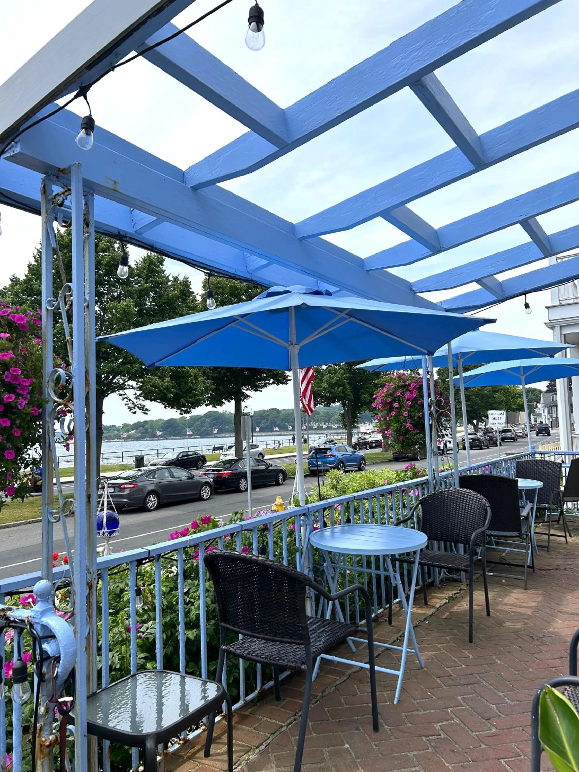 Patio in Harborview Inn