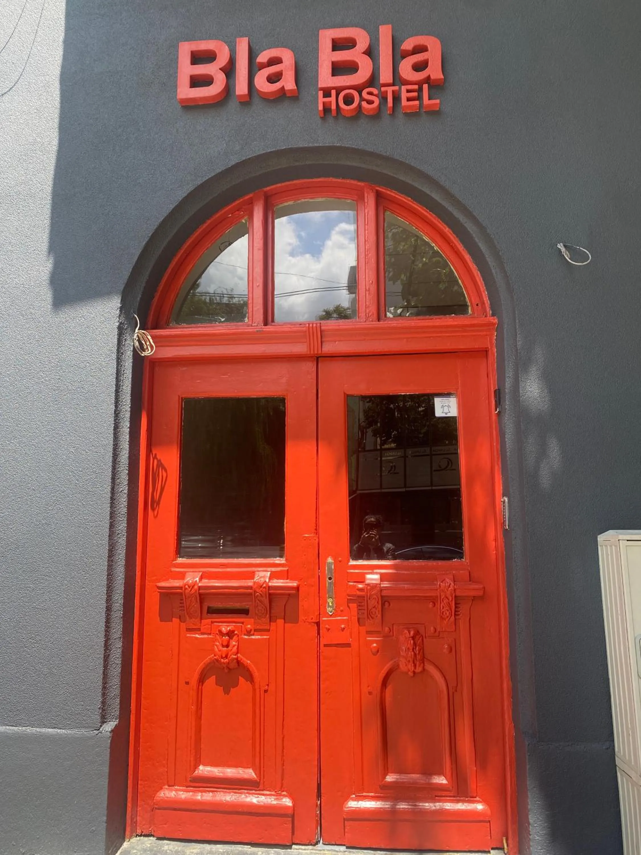 Facade/entrance in Bla Bla Hostel