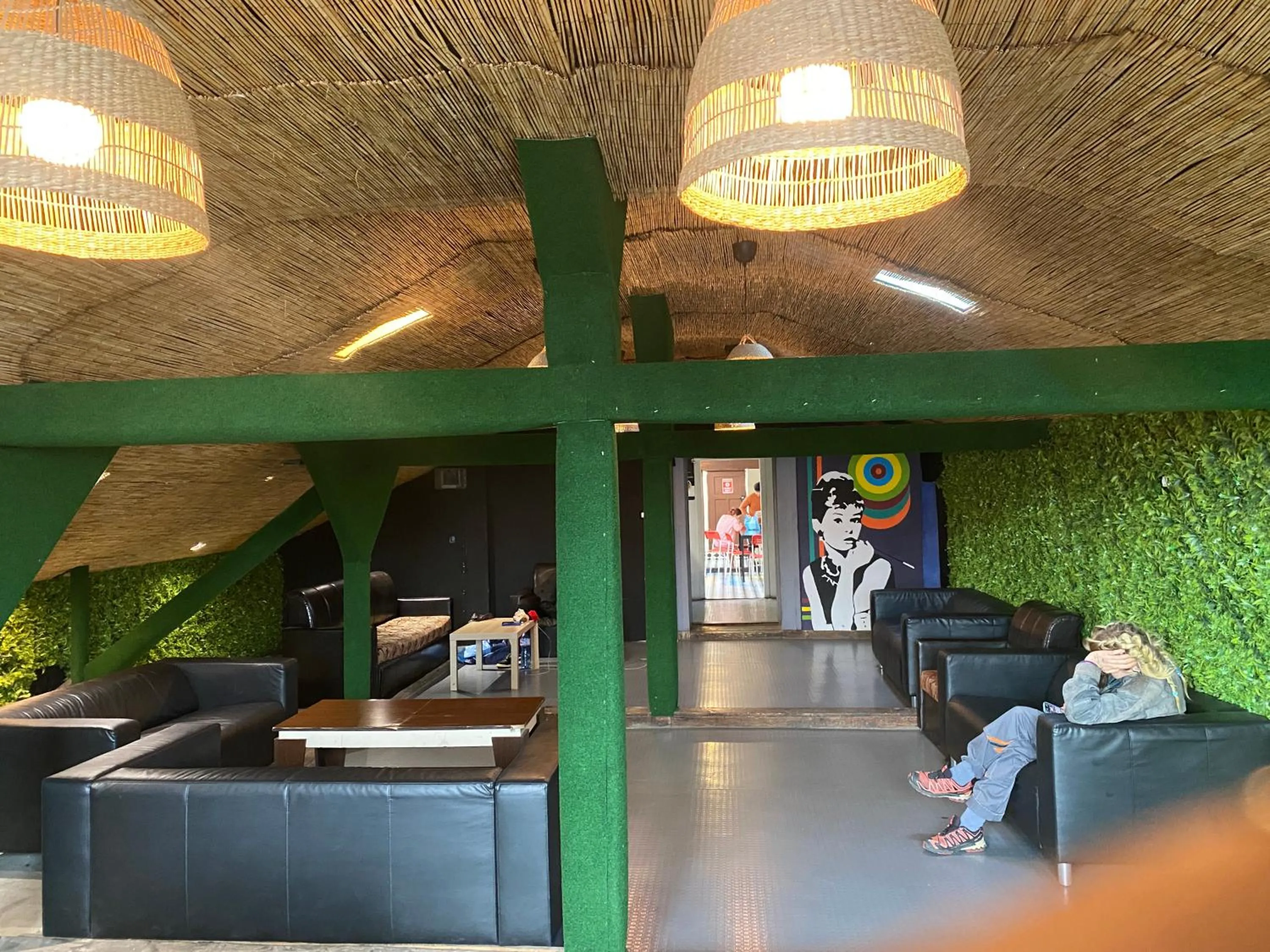 Living room in Bla Bla Hostel