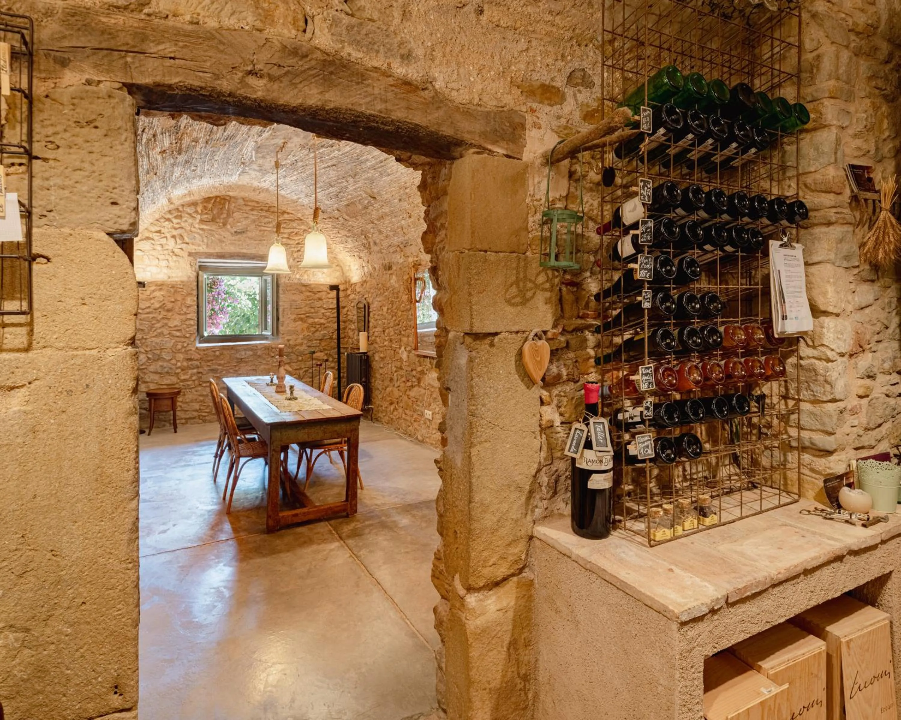 Dining area in Can Bassa