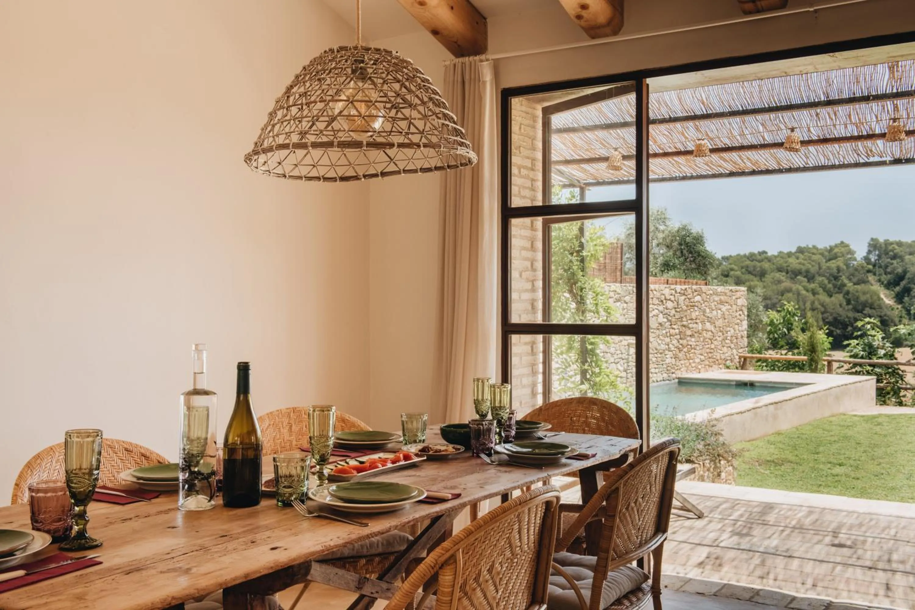 Dining area in Can Bassa