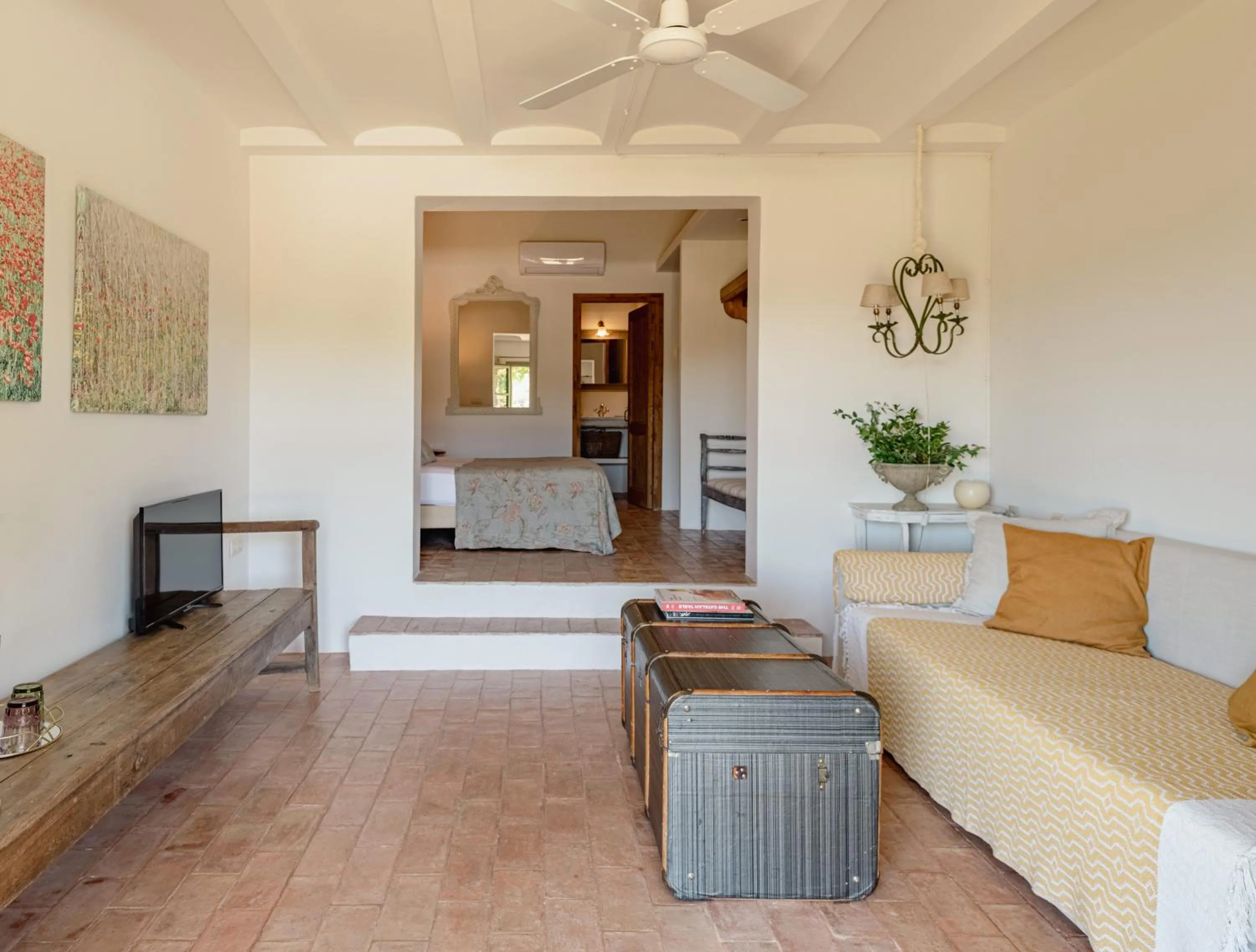 Living room in Can Bassa