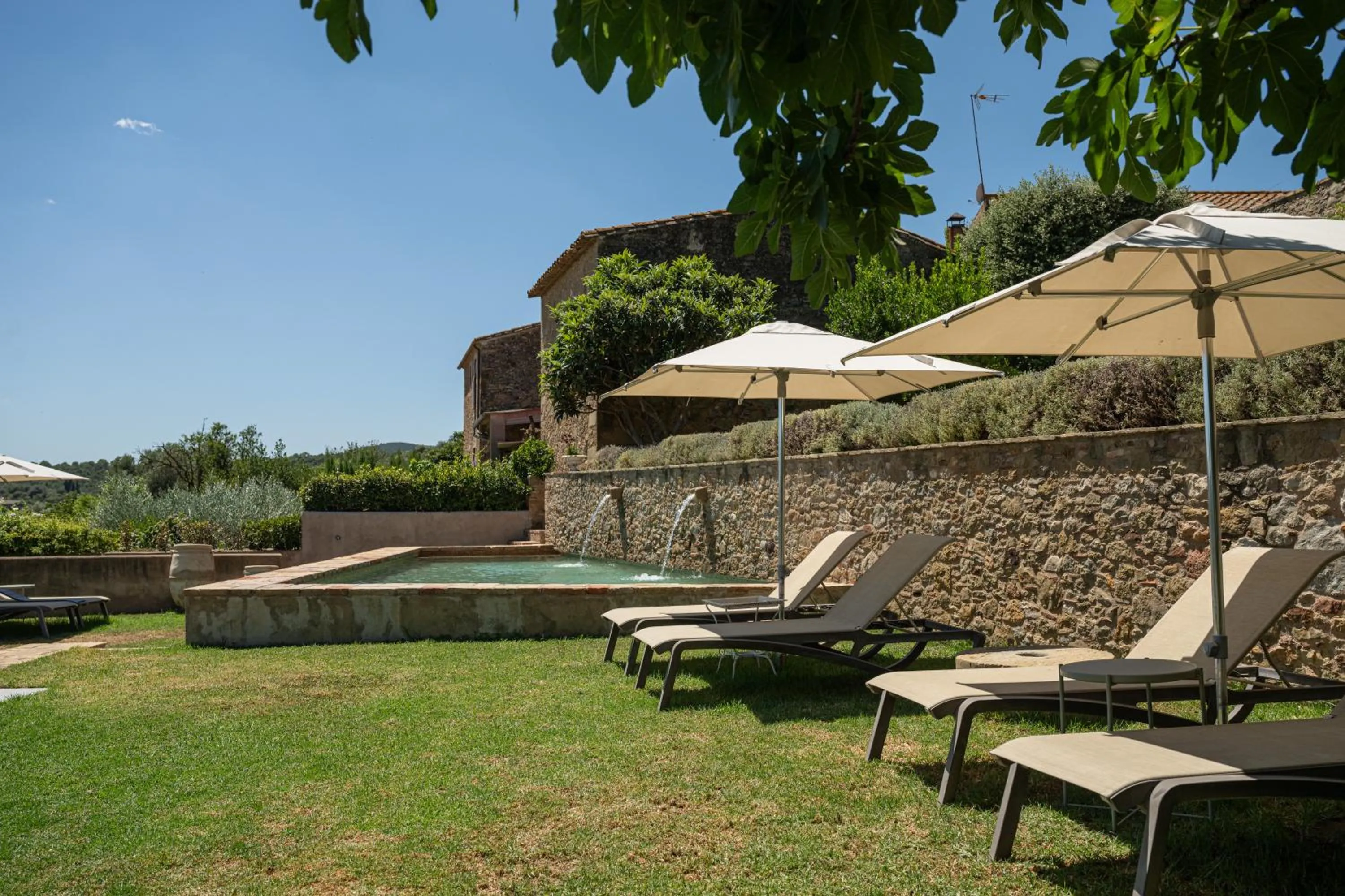 Garden view in Can Bassa