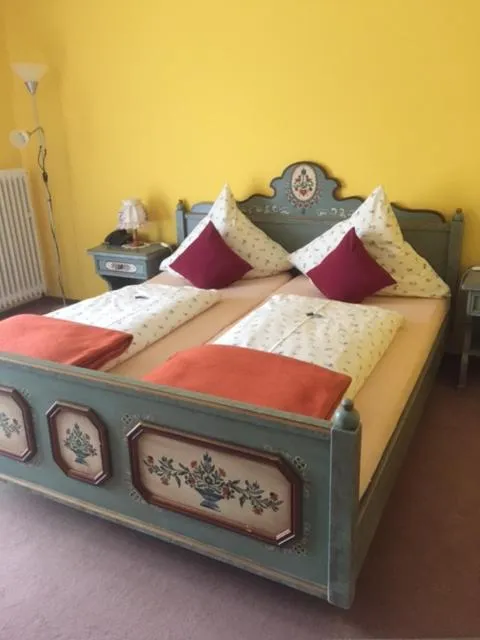 Decorative detail, Bed in Hotel Adlerschanze