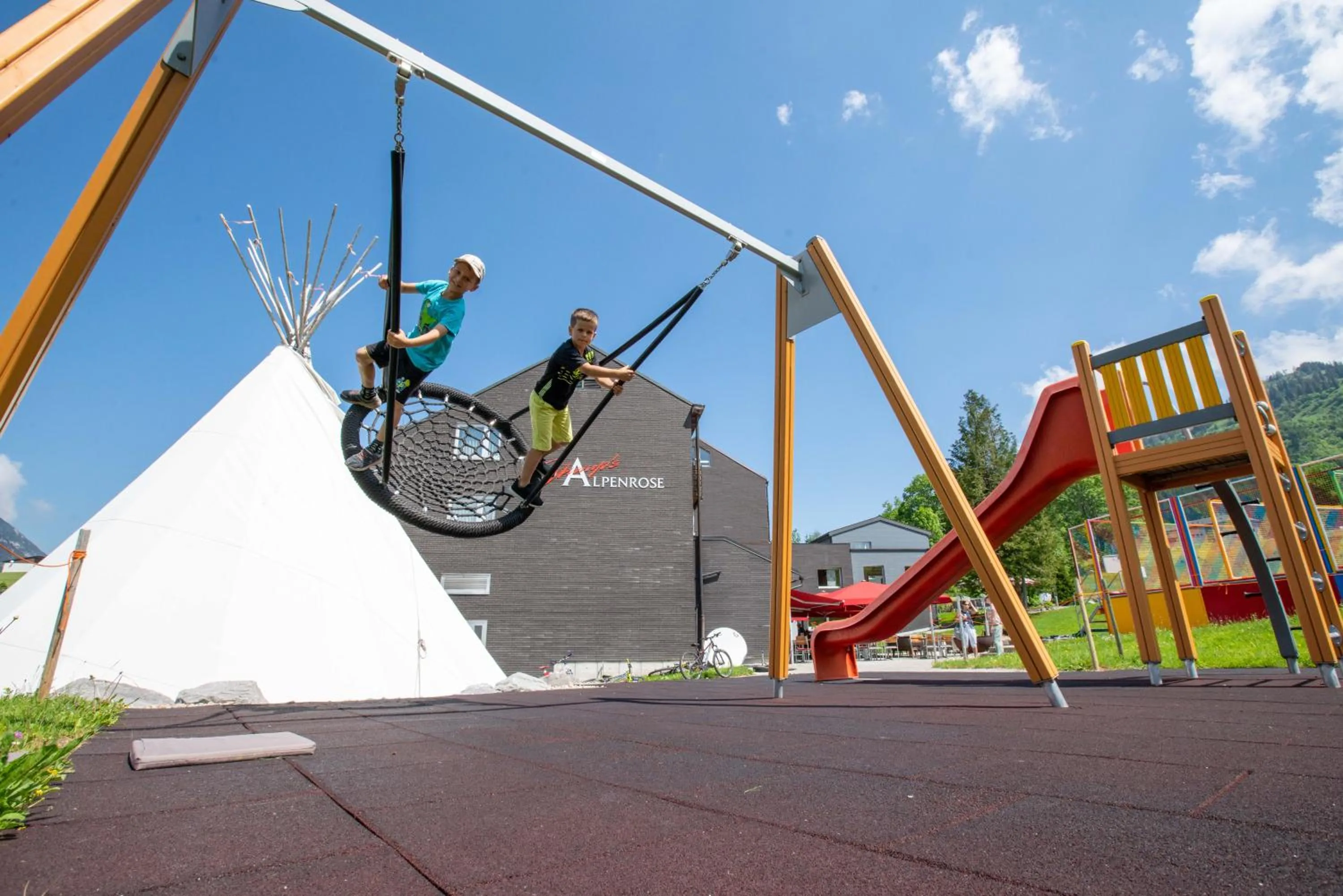 Children play ground in Hotel Stump's Alpenrose
