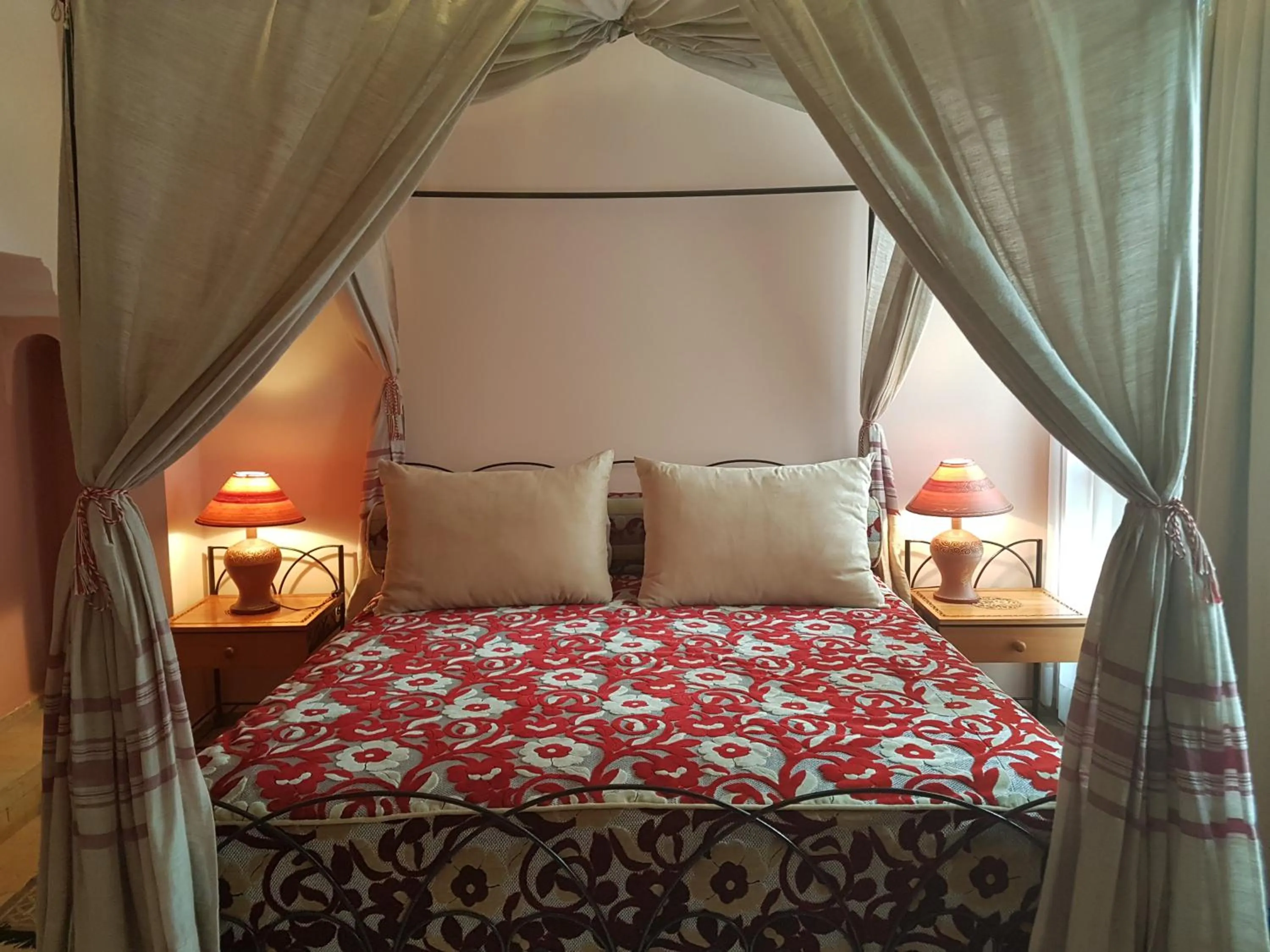 Bed in Riad Dar Karima