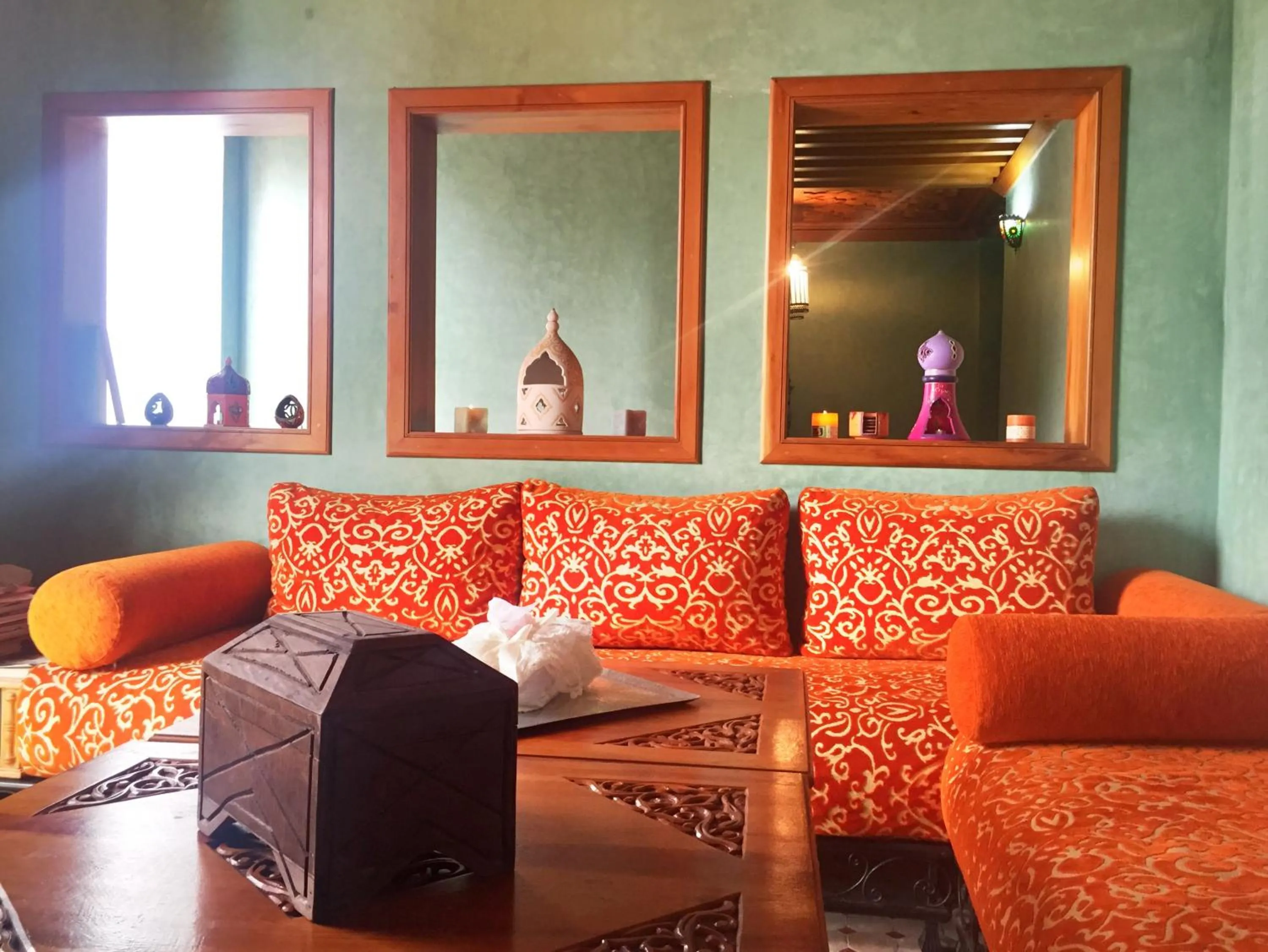 Living room in Riad Dar Karima