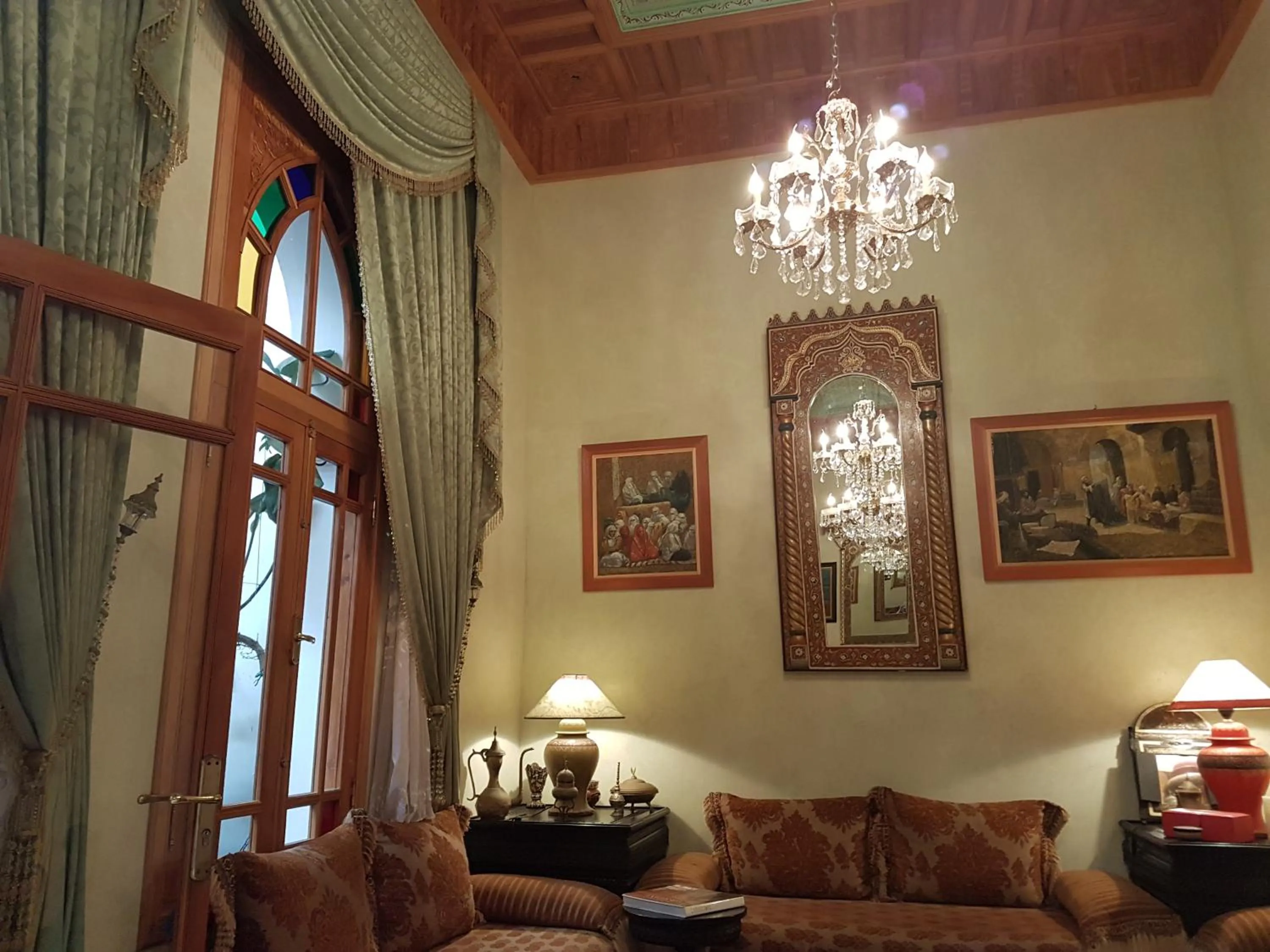 Decorative detail in Riad Dar Karima