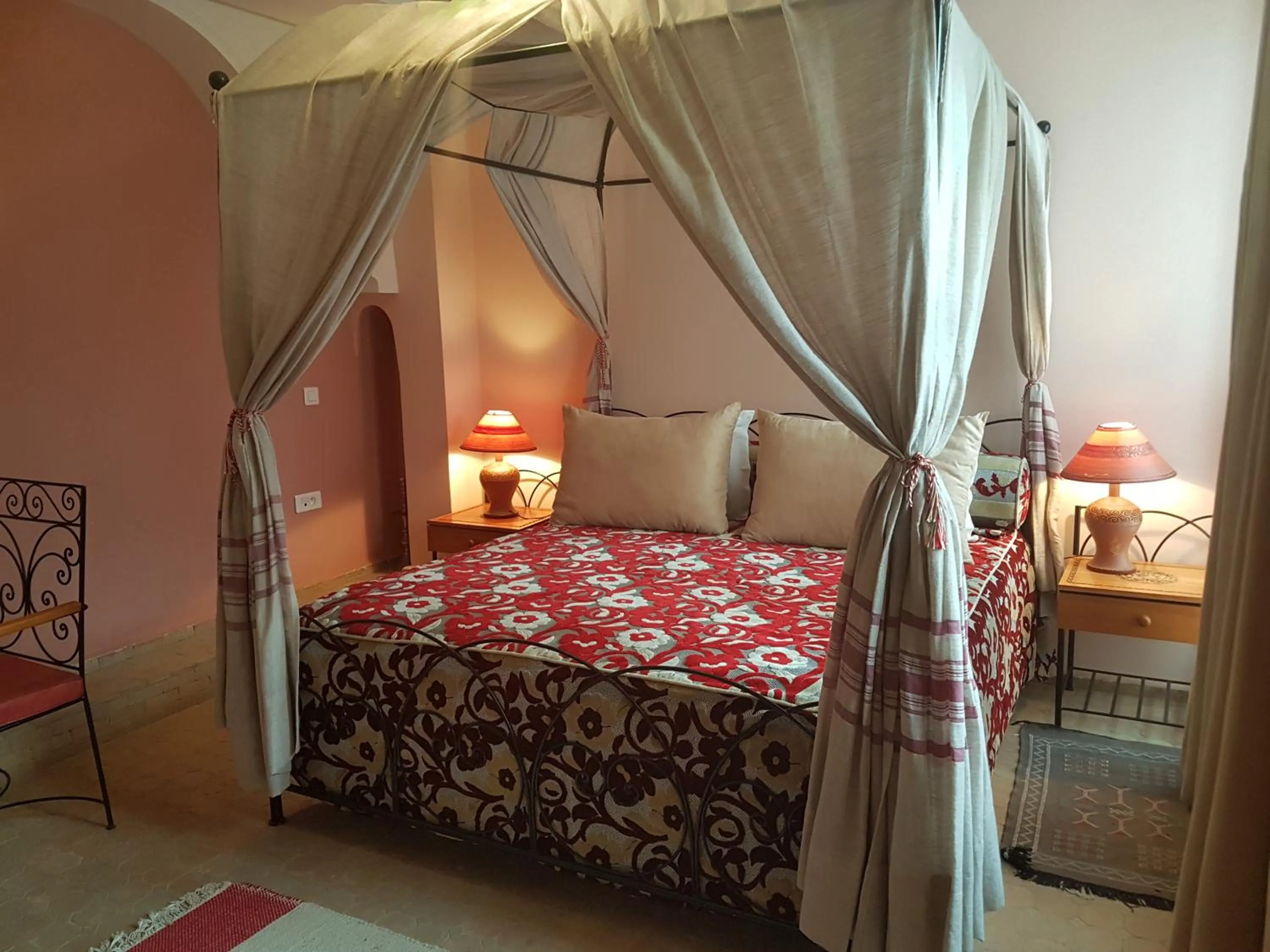 Bed in Riad Dar Karima