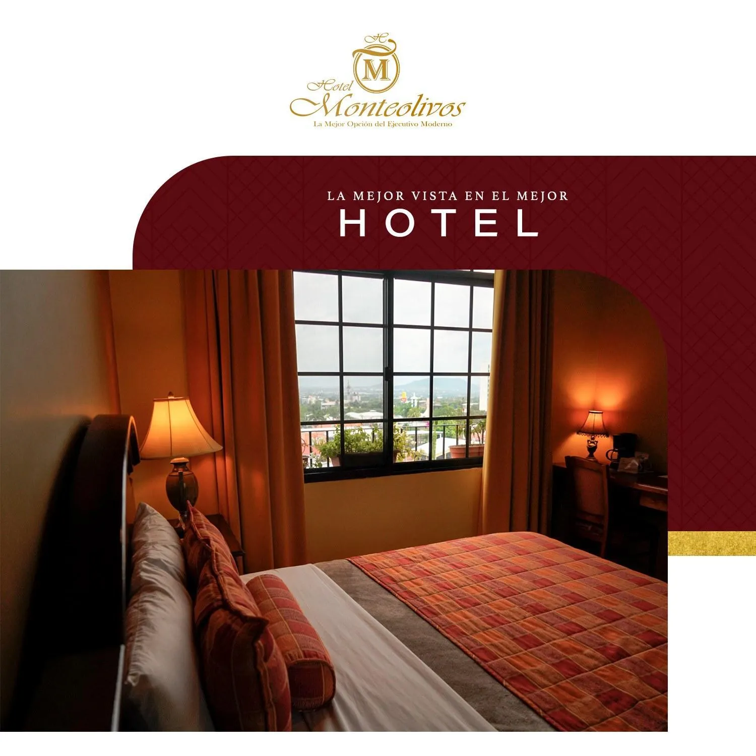 Bed in Hotel Monteolivos