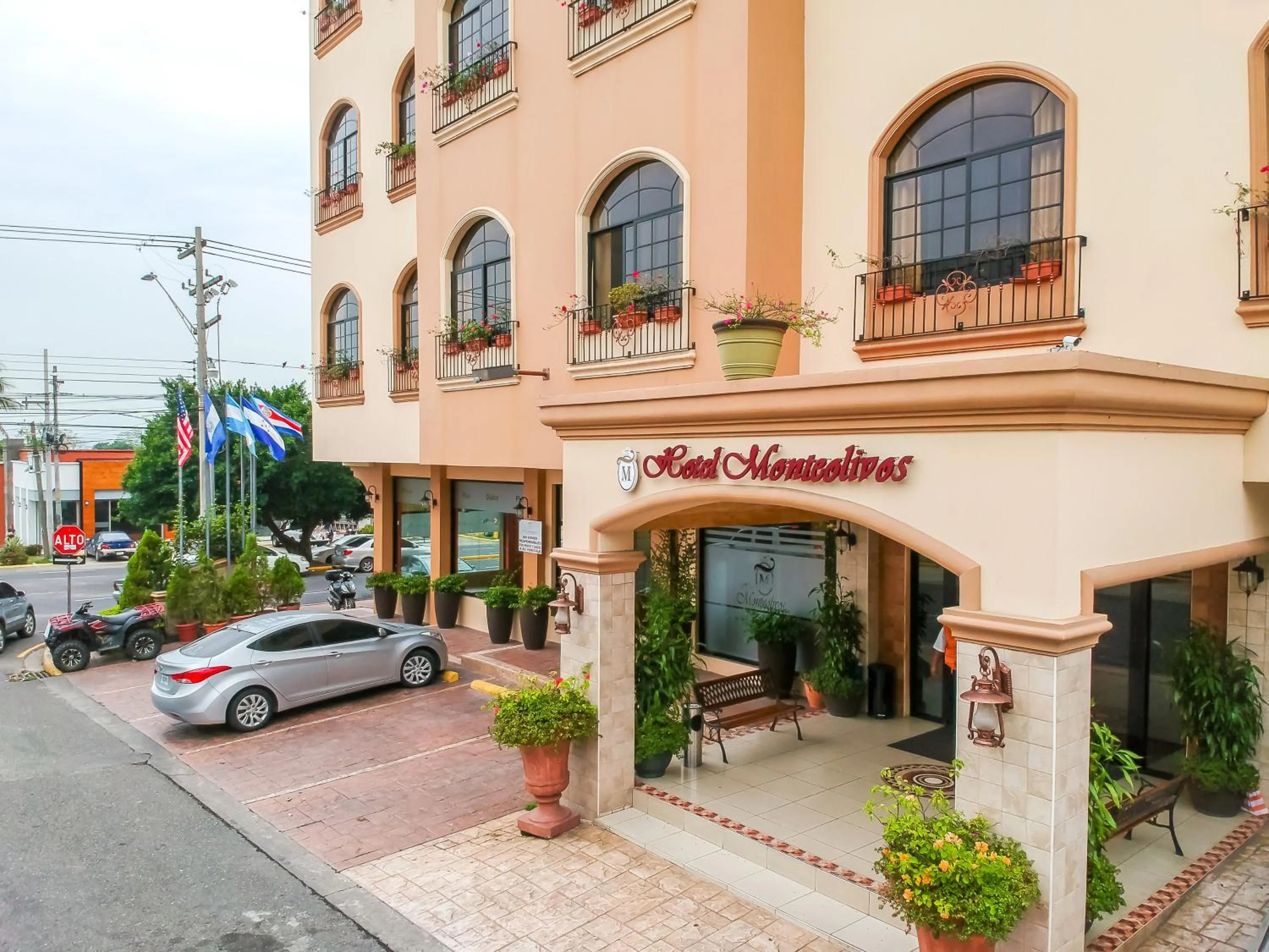Facade/entrance in Hotel Monteolivos