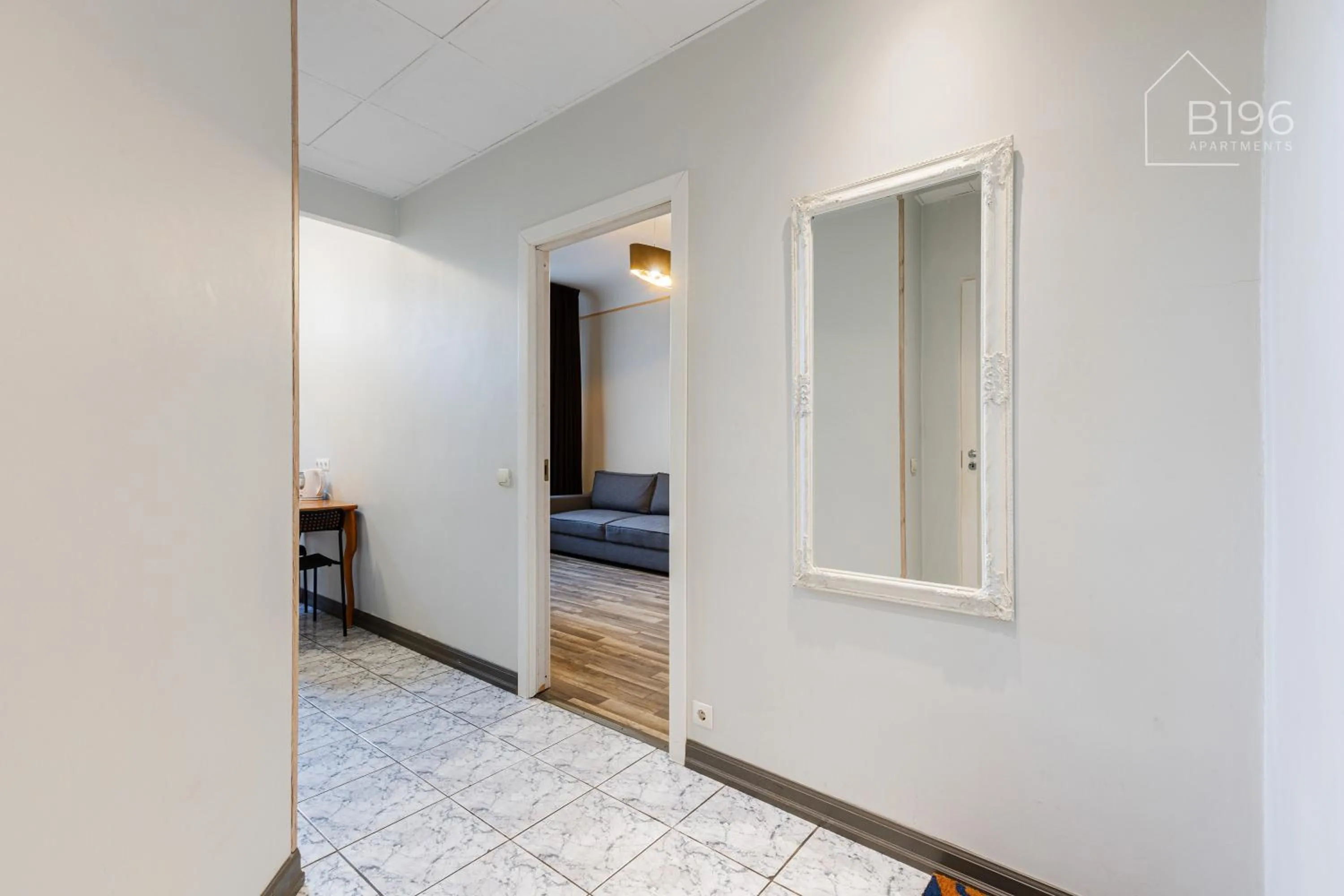 Photo of the whole room, Bed in ApartHotel Riga