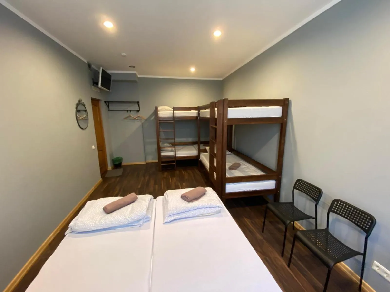 Photo of the whole room, Bed in ApartHotel Riga