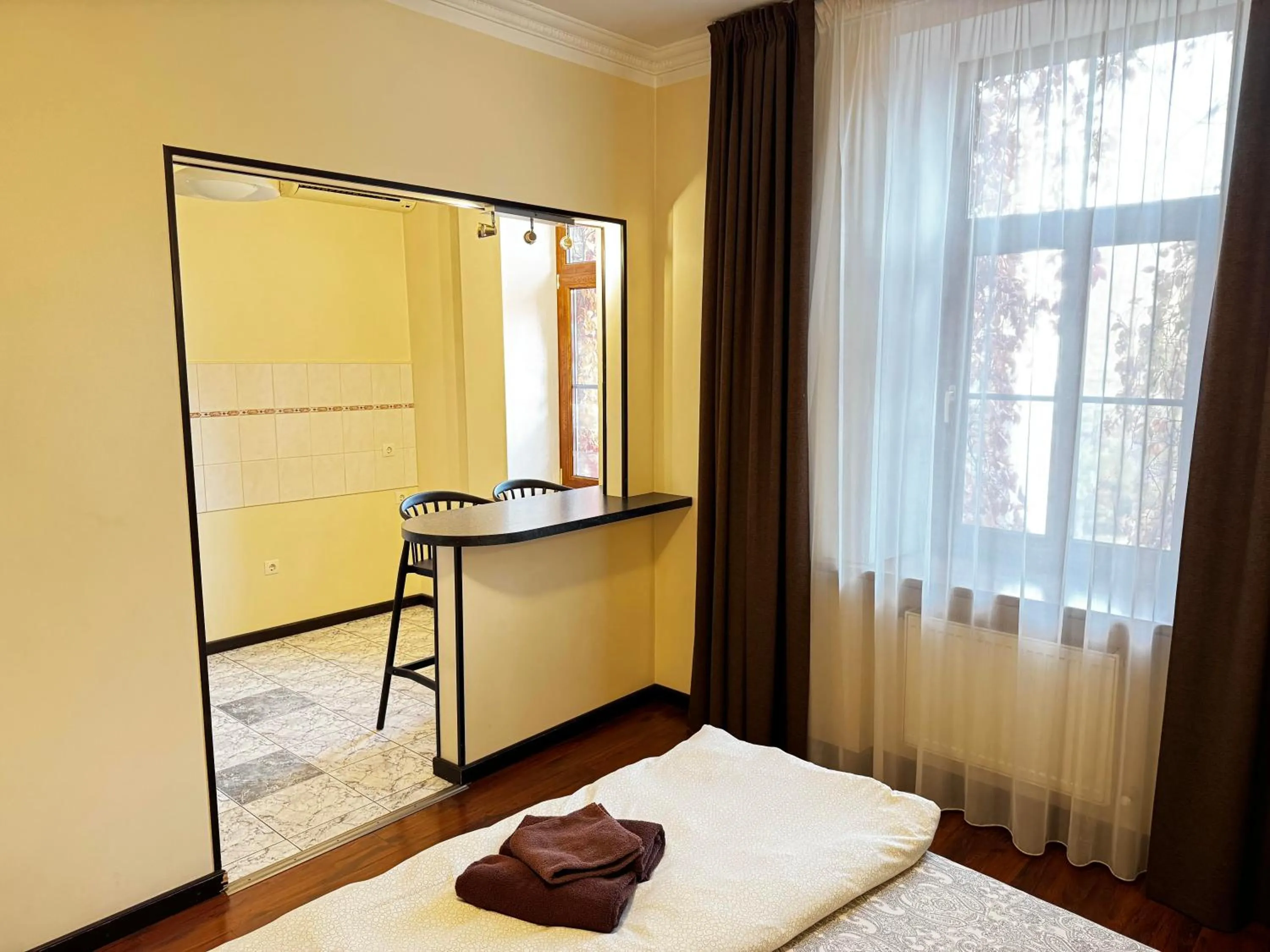 Photo of the whole room, Bed in ApartHotel Riga