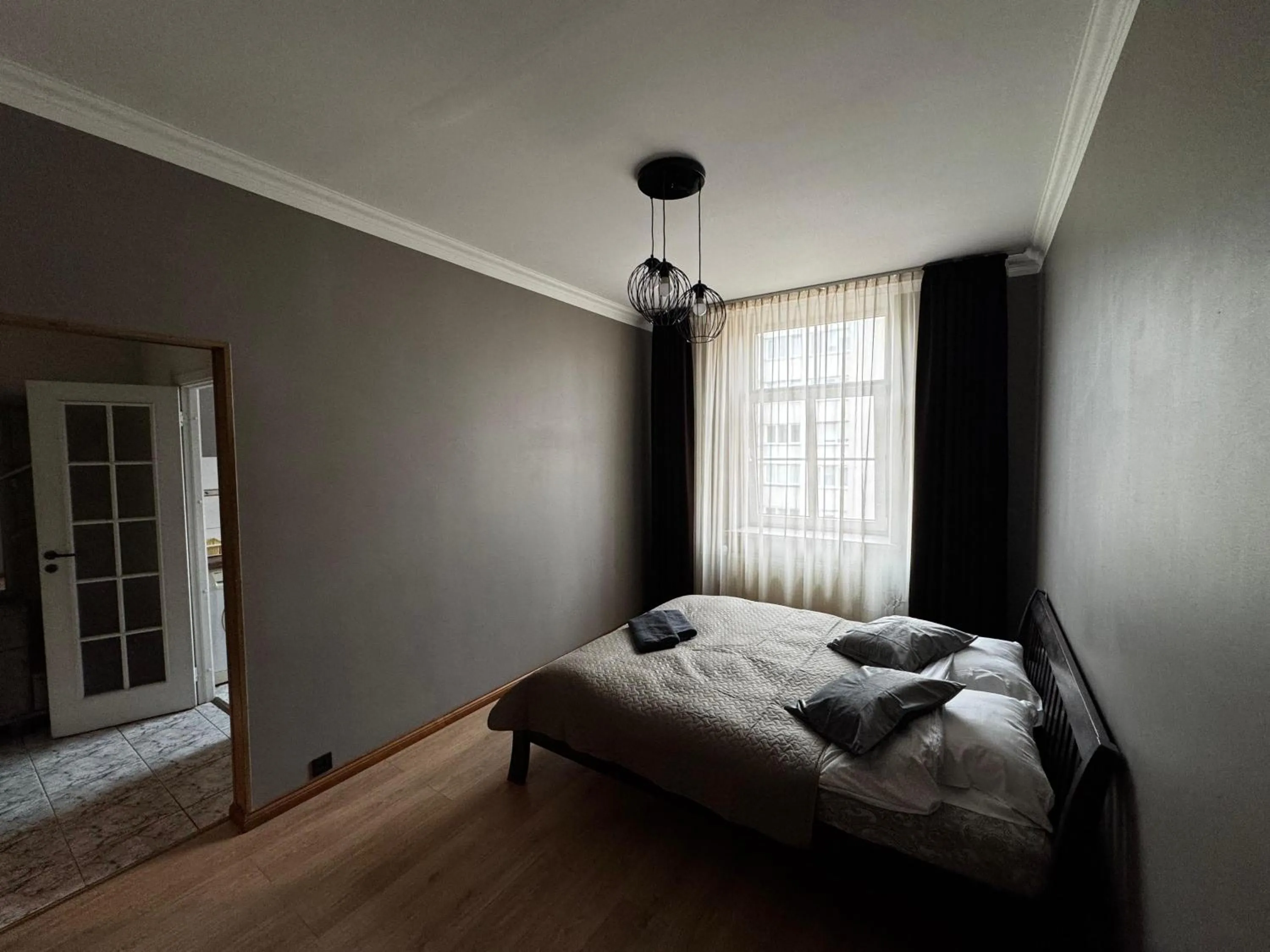 Bed in ApartHotel Riga