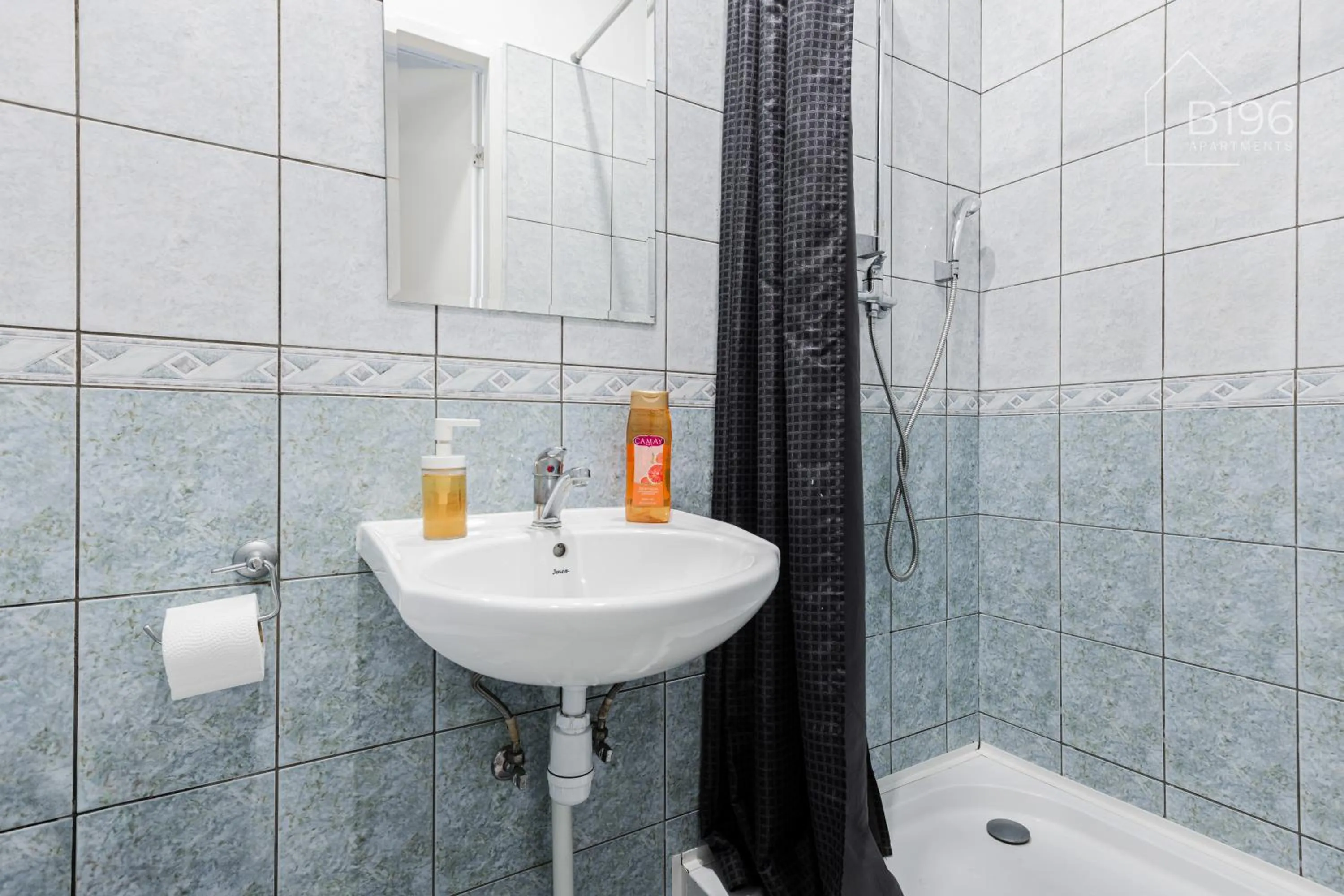 Shower in ApartHotel Riga