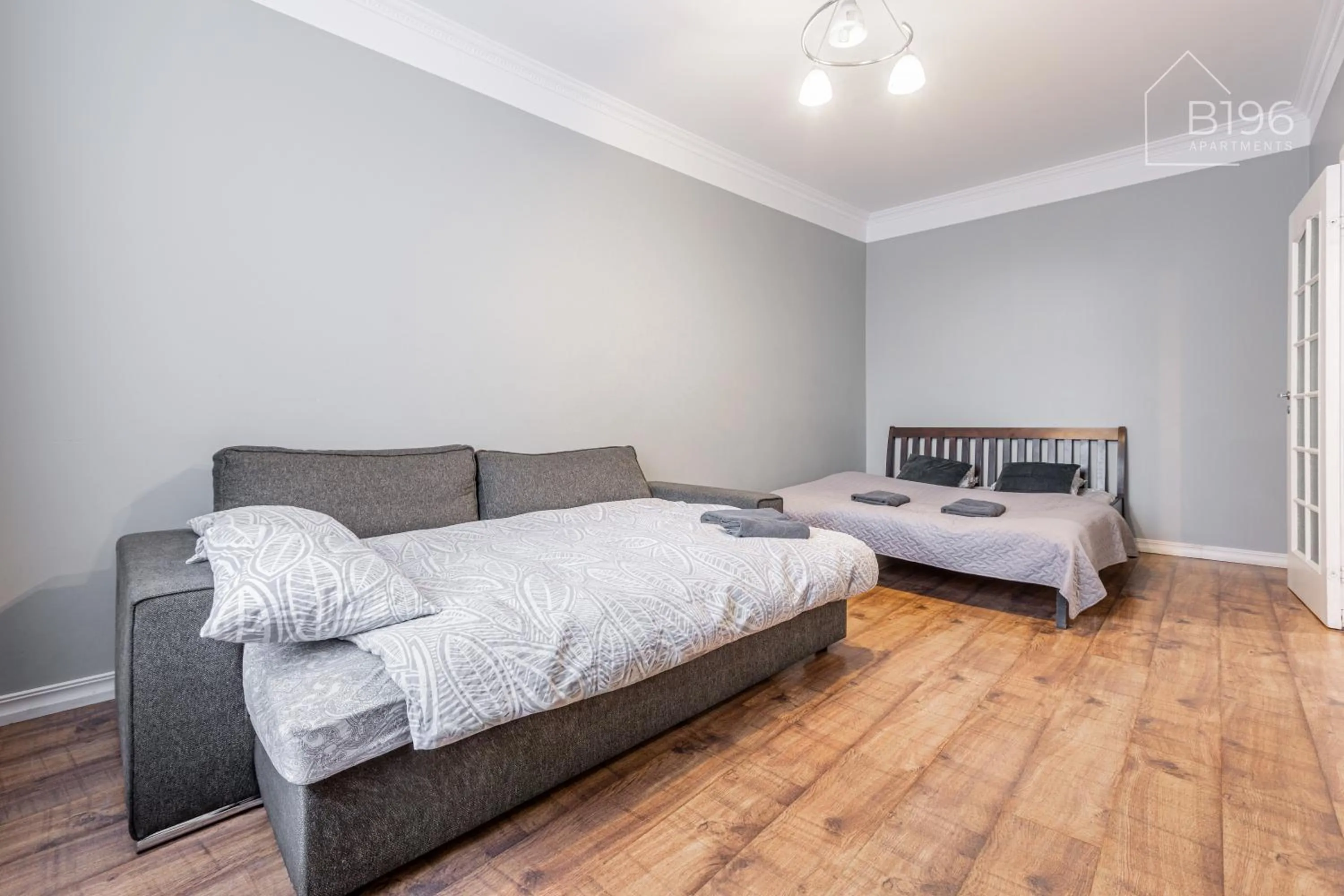 Bed in ApartHotel Riga