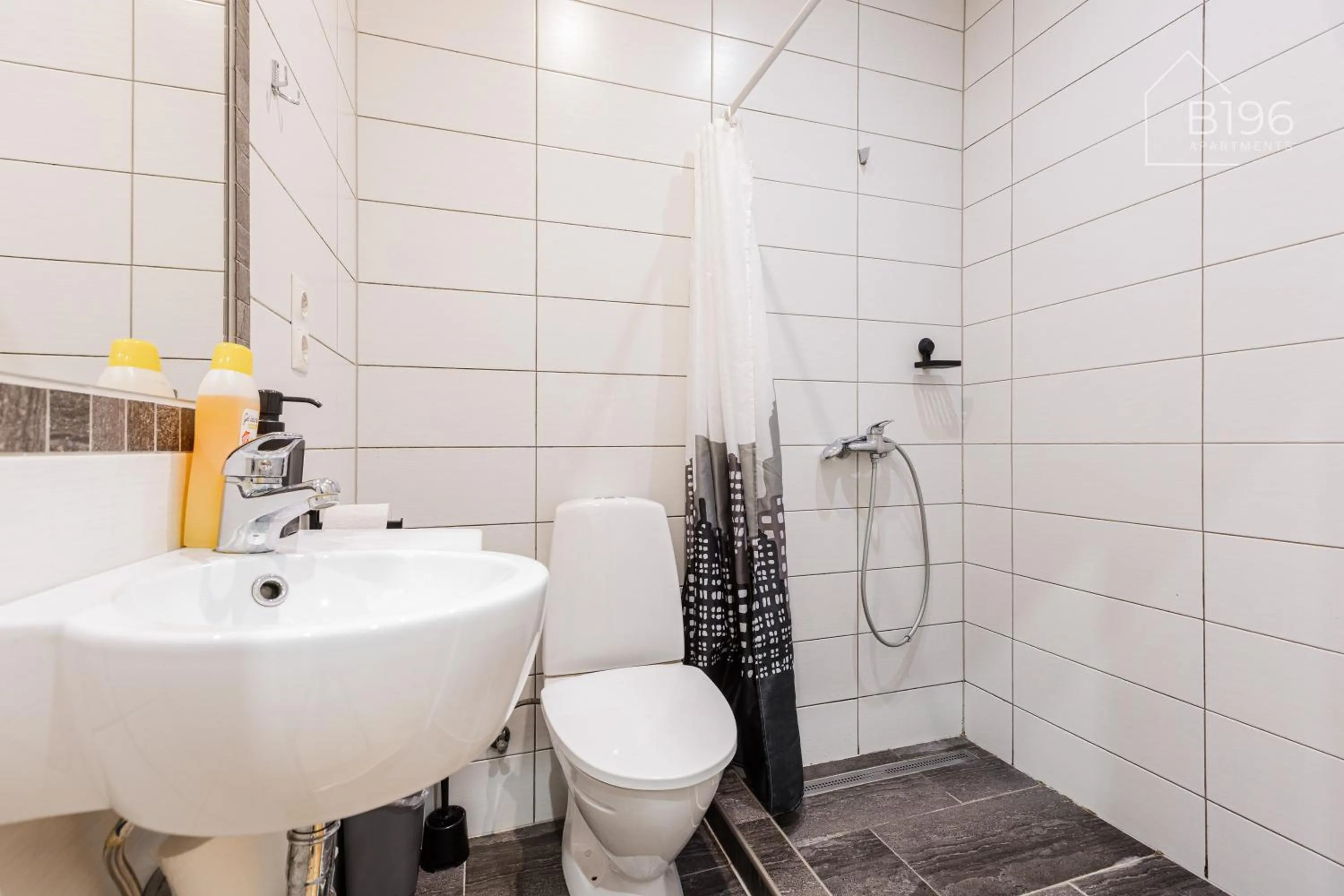 Bathroom in ApartHotel Riga