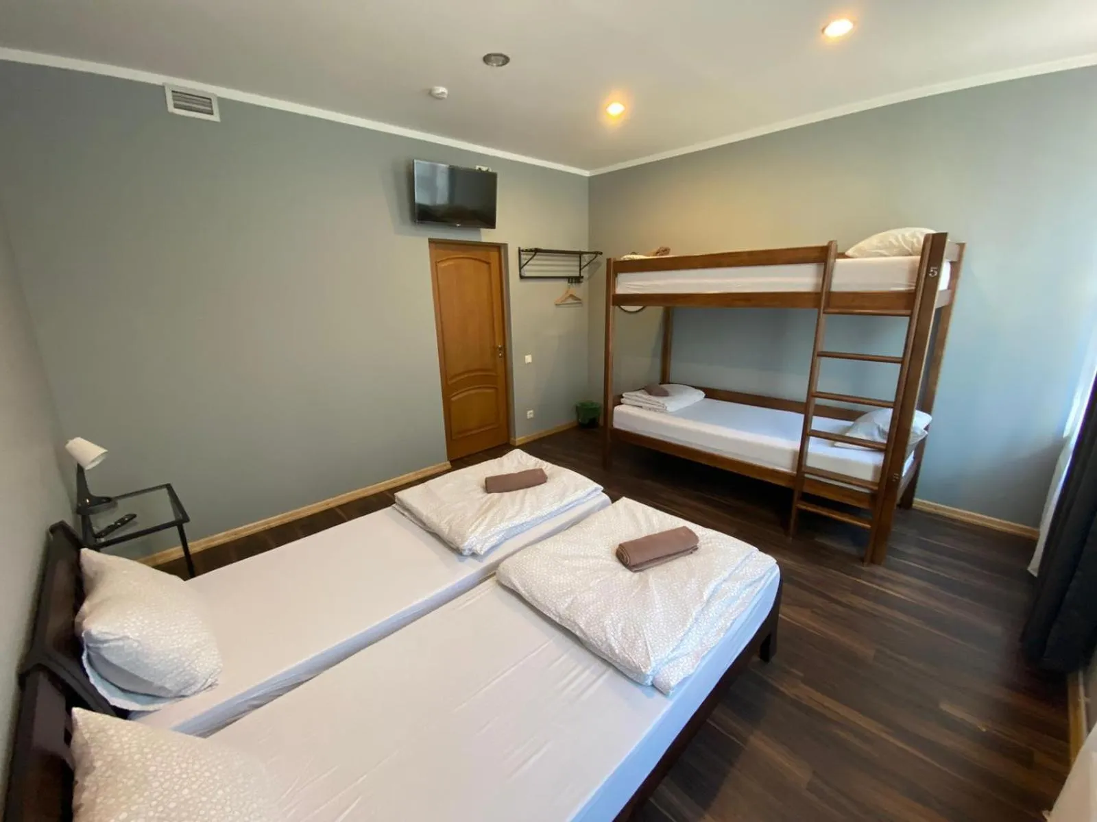 Bed in ApartHotel Riga