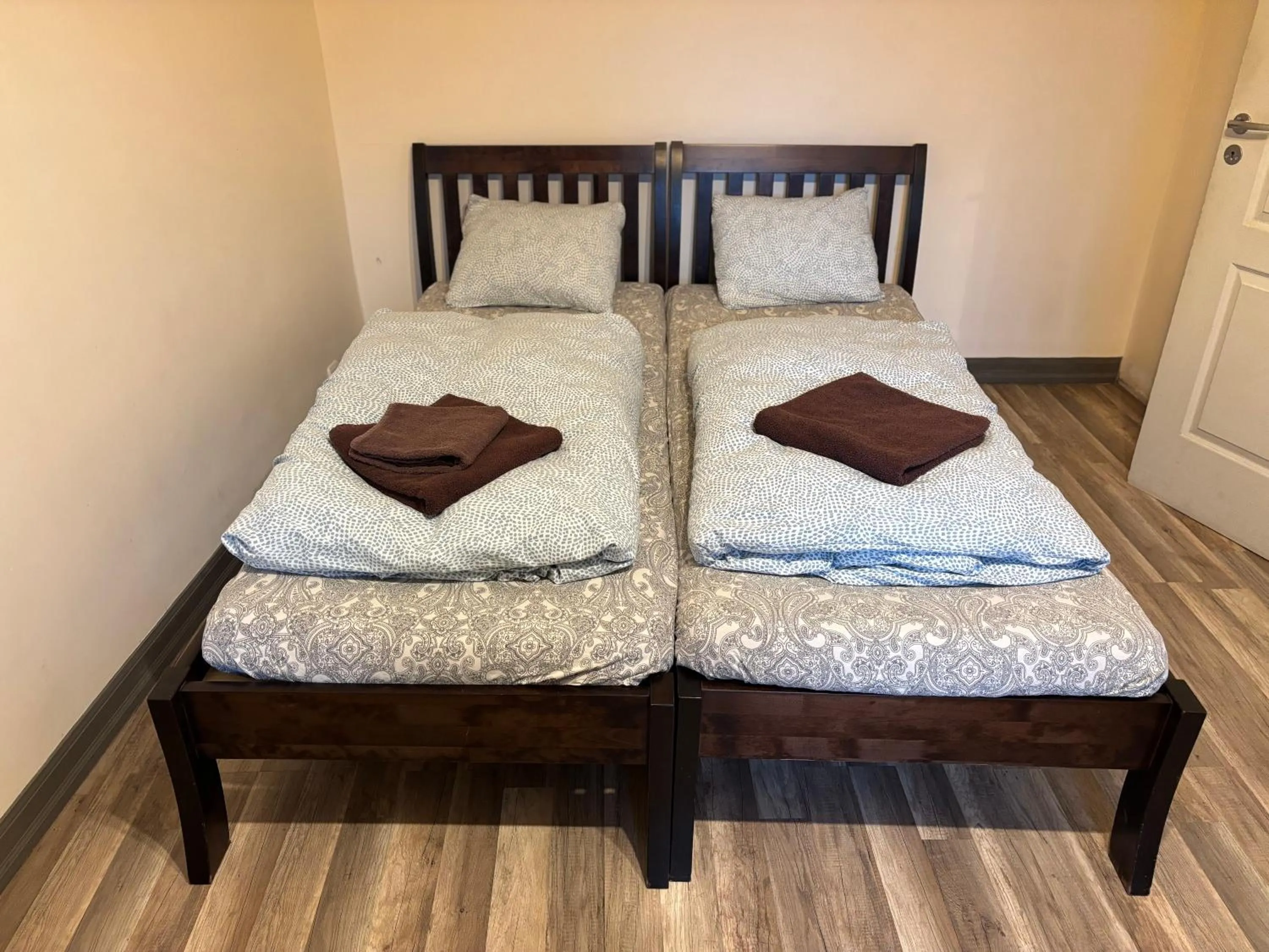 Bed in ApartHotel Riga