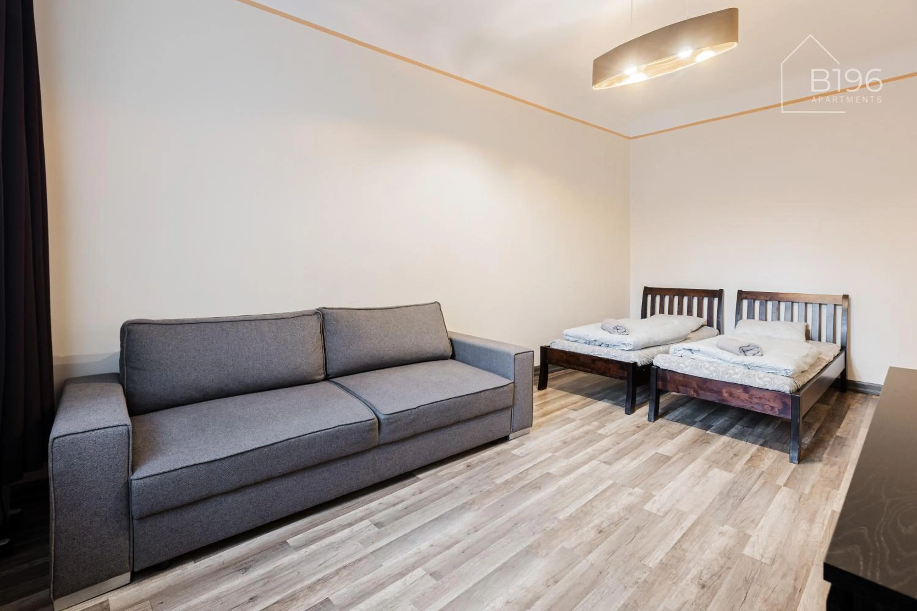 Photo of the whole room, Bed in ApartHotel Riga