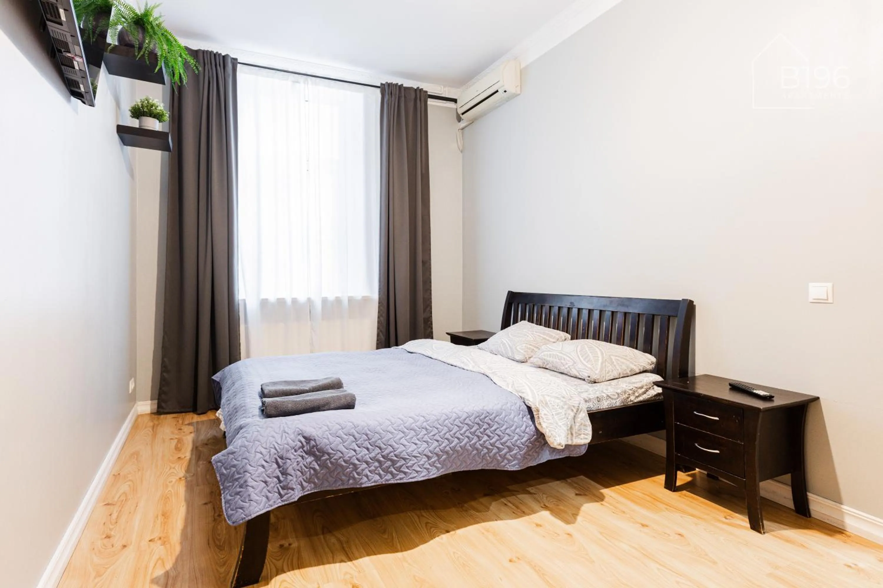 Bed in ApartHotel Riga