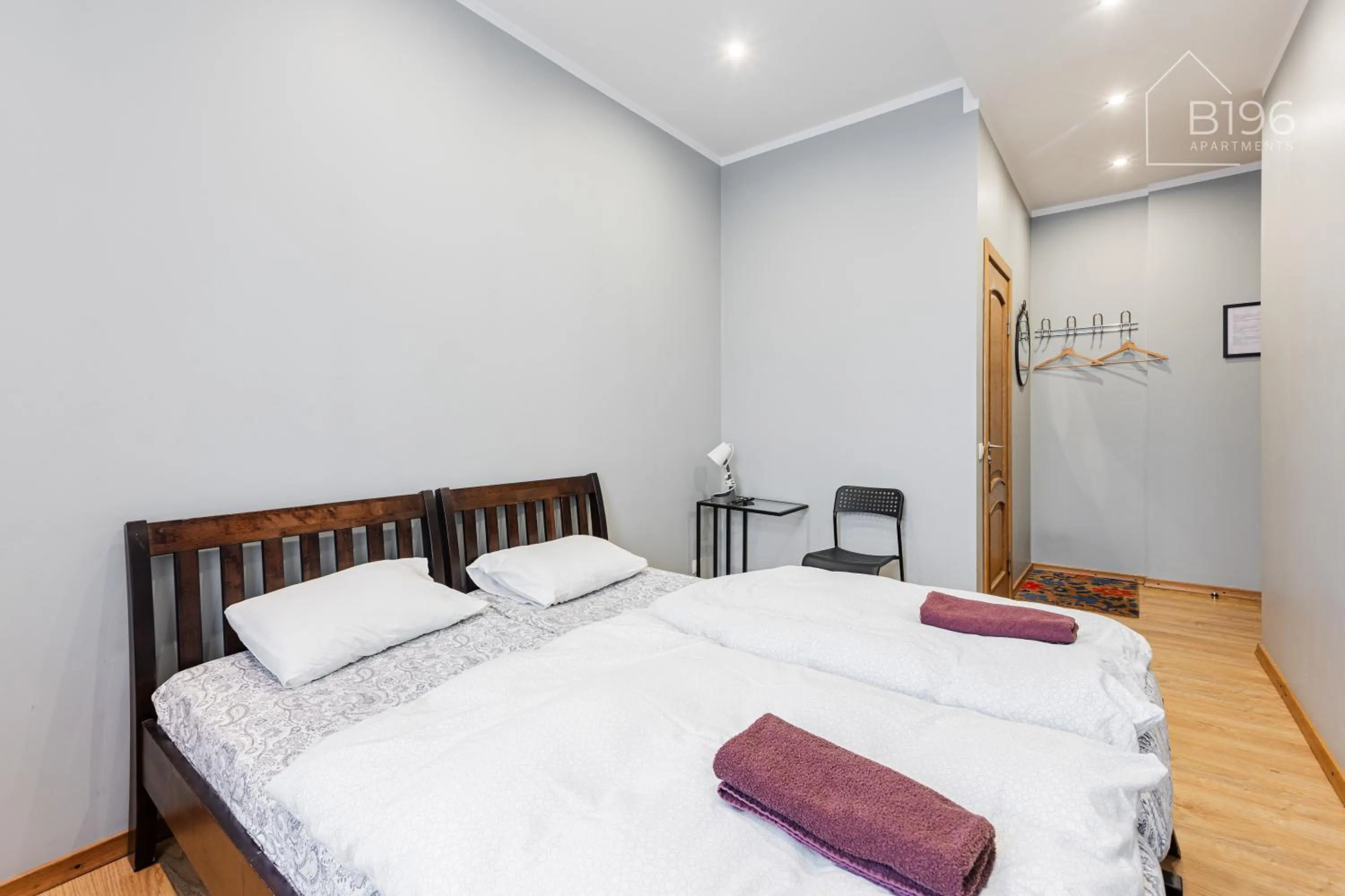 Bed in ApartHotel Riga