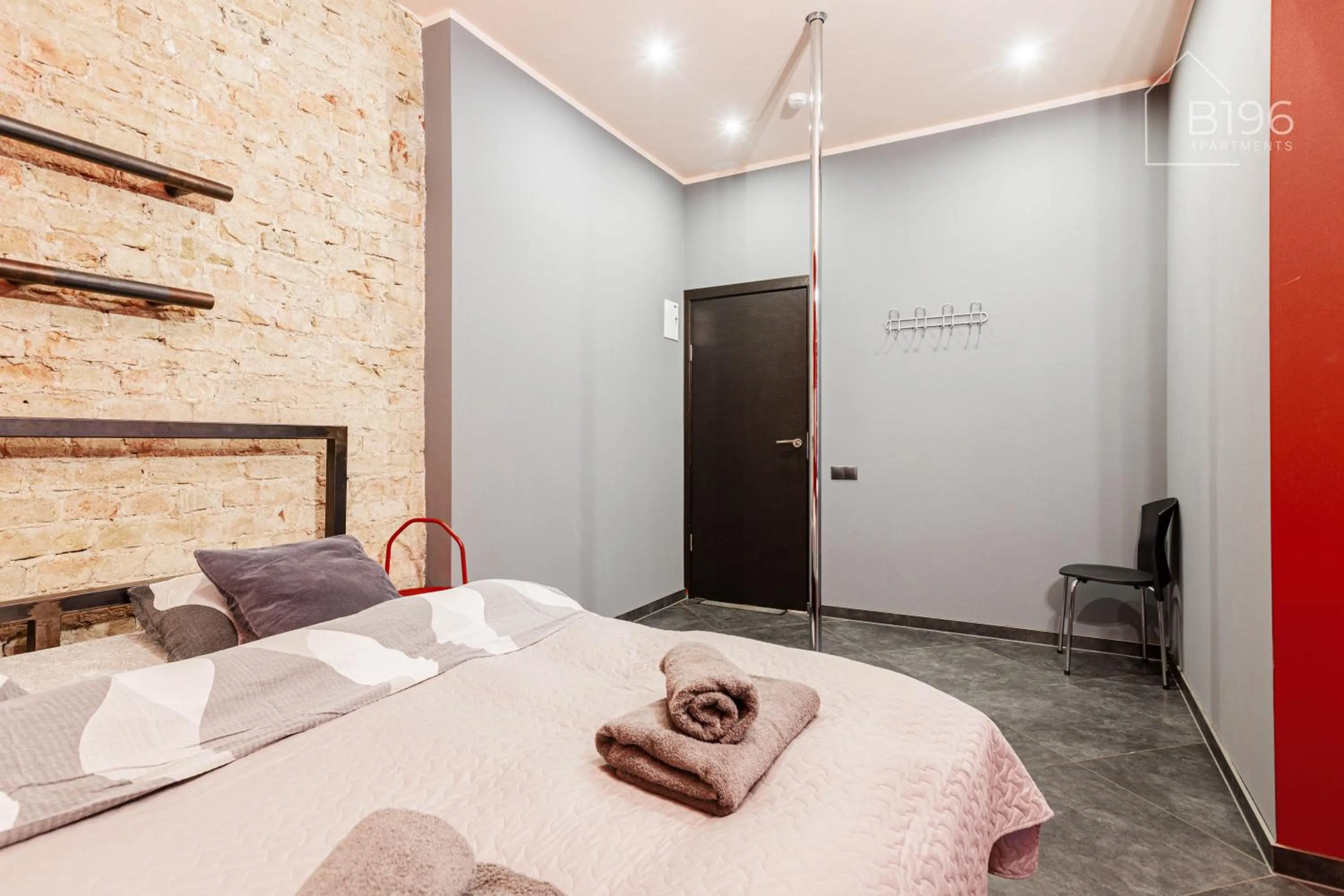 Bed in ApartHotel Riga