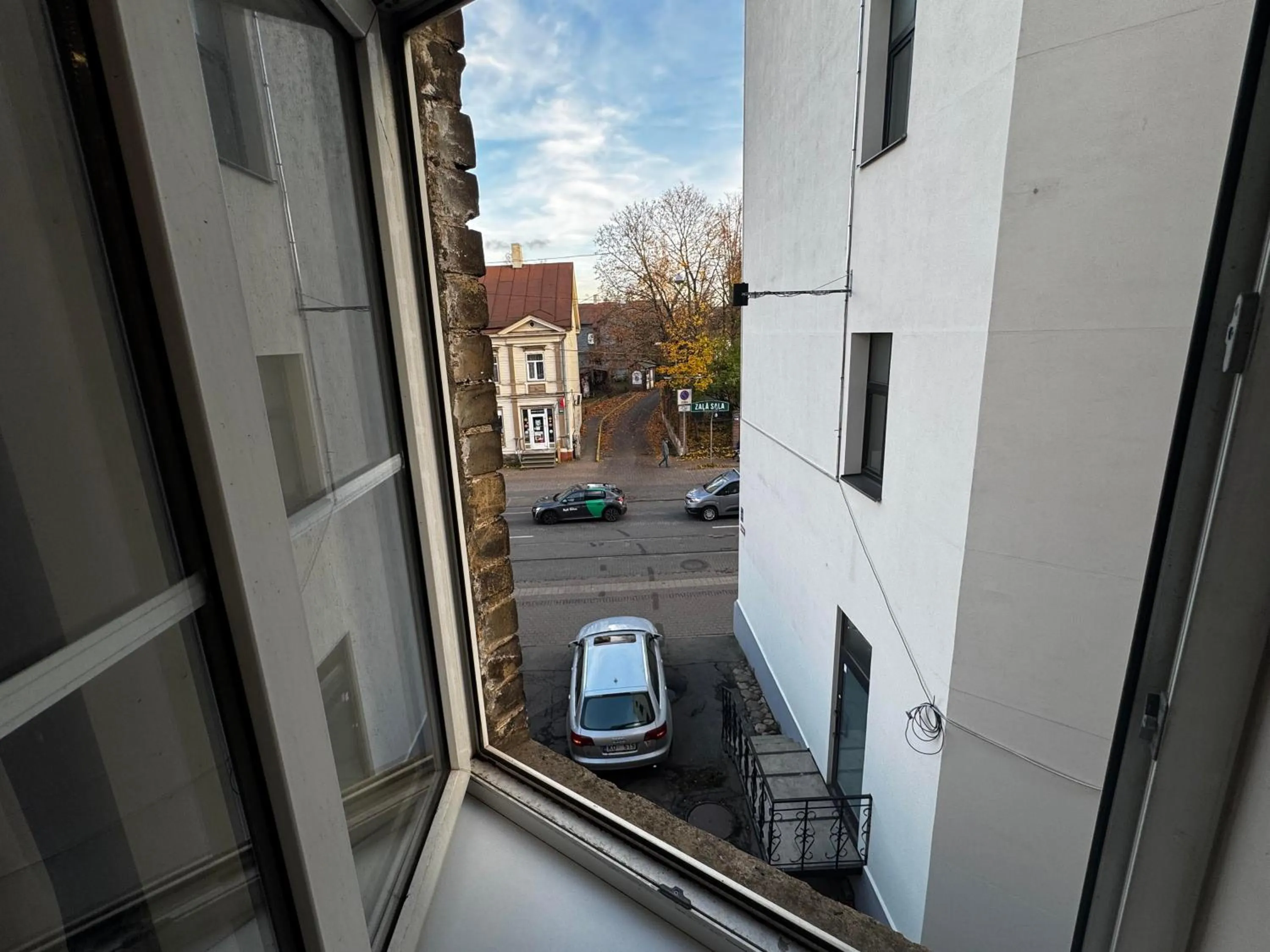 Inner courtyard view in ApartHotel Riga