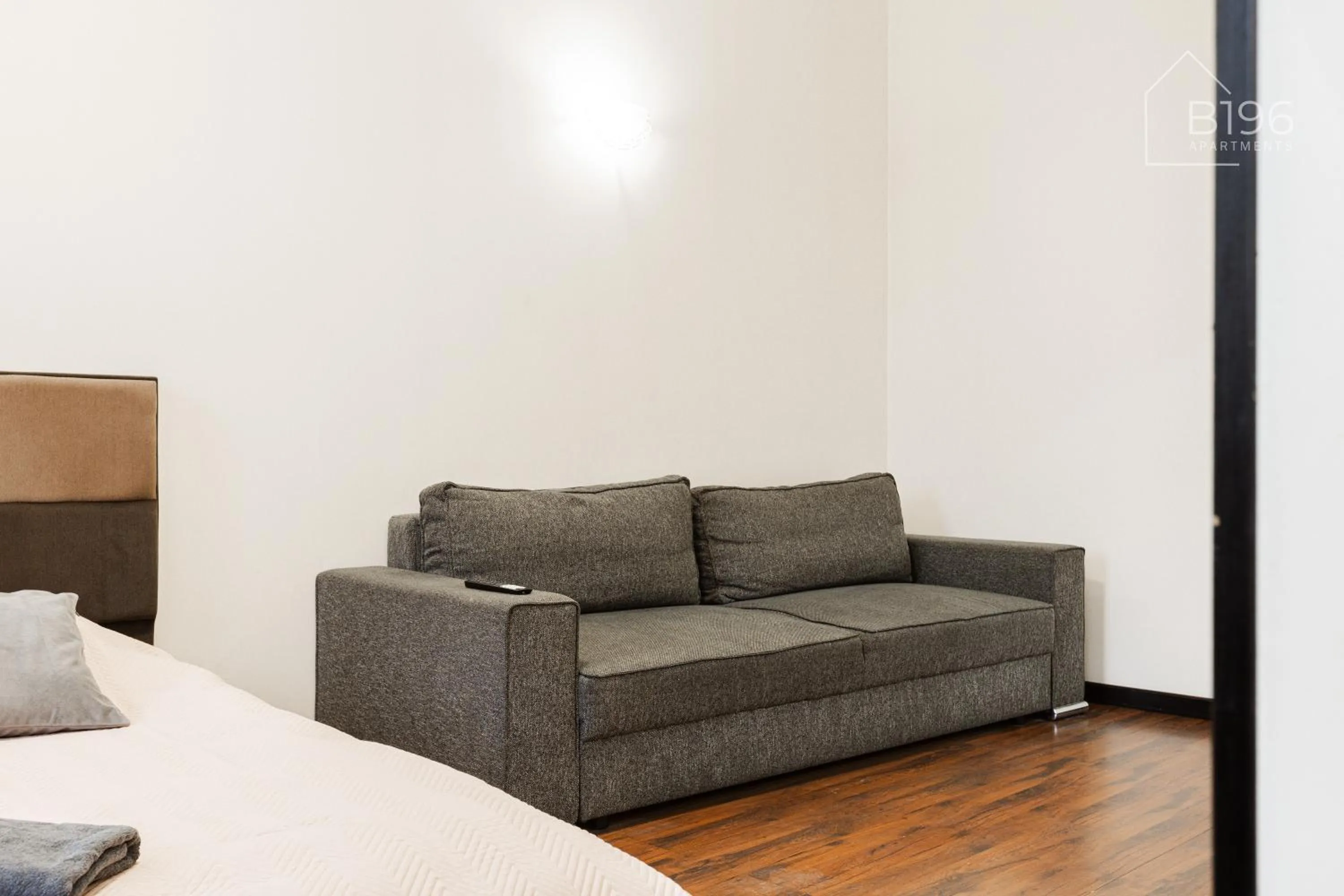 Bed in ApartHotel Riga