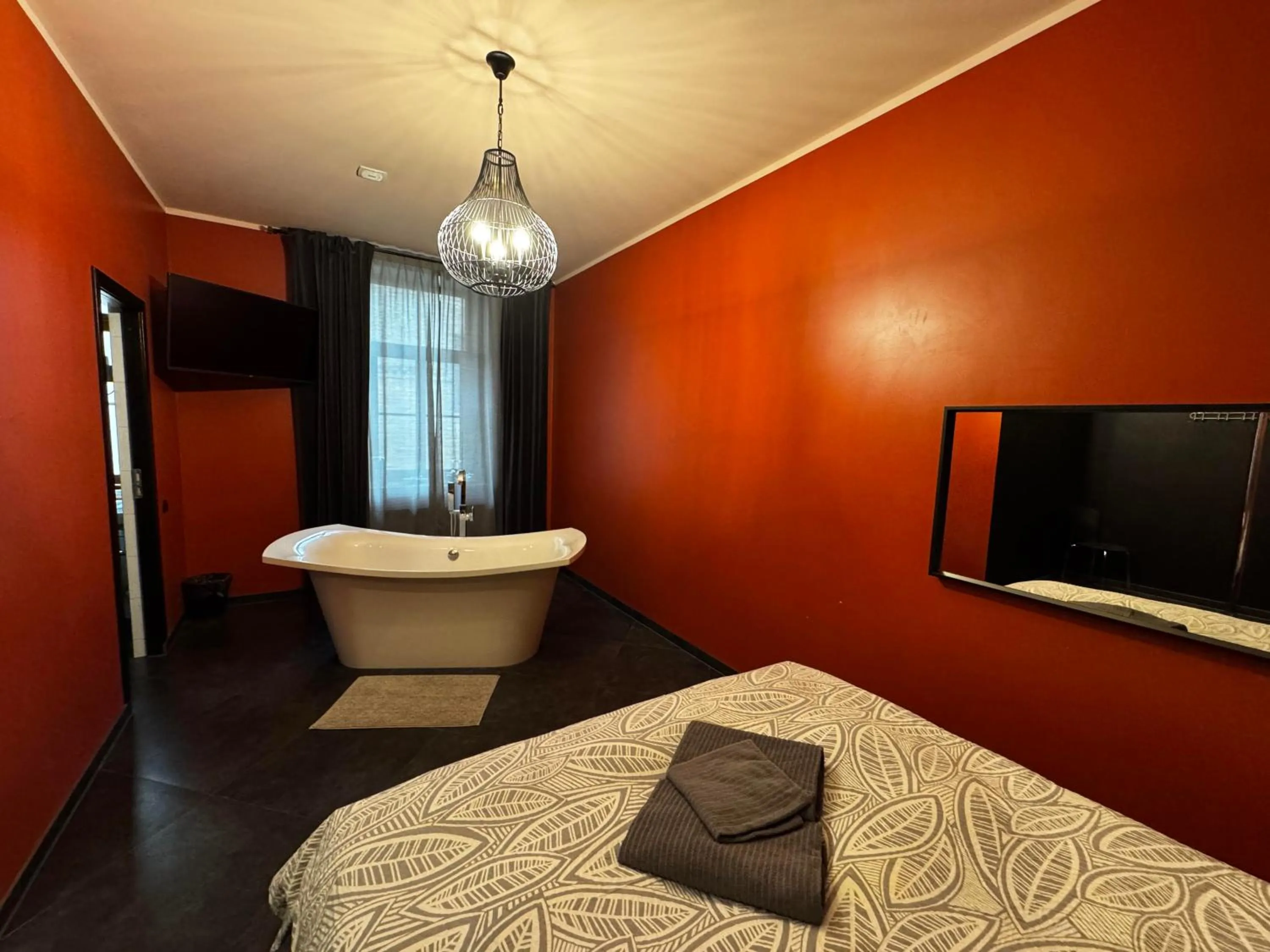 Photo of the whole room, Bed in ApartHotel Riga