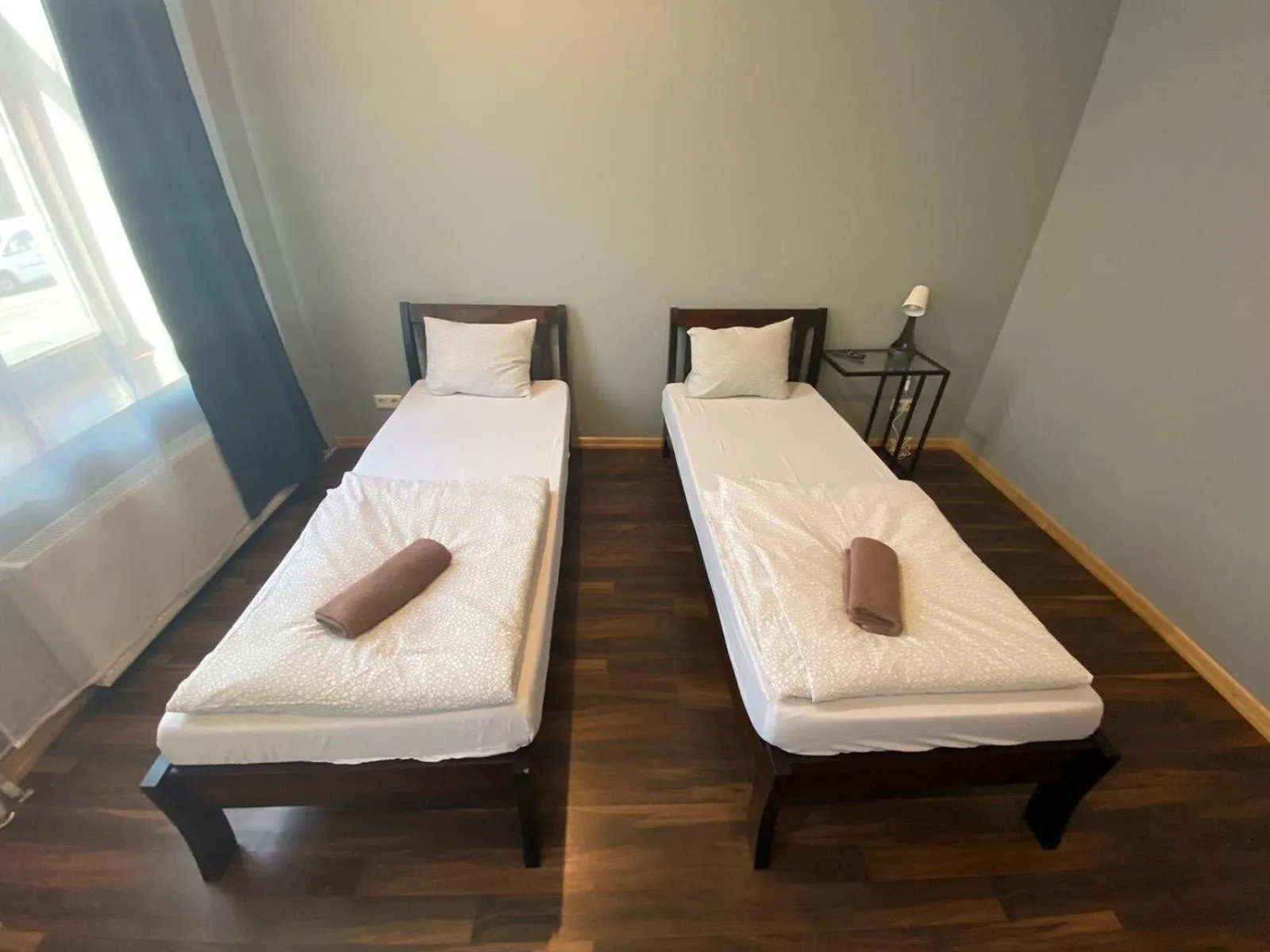 Bed in ApartHotel Riga