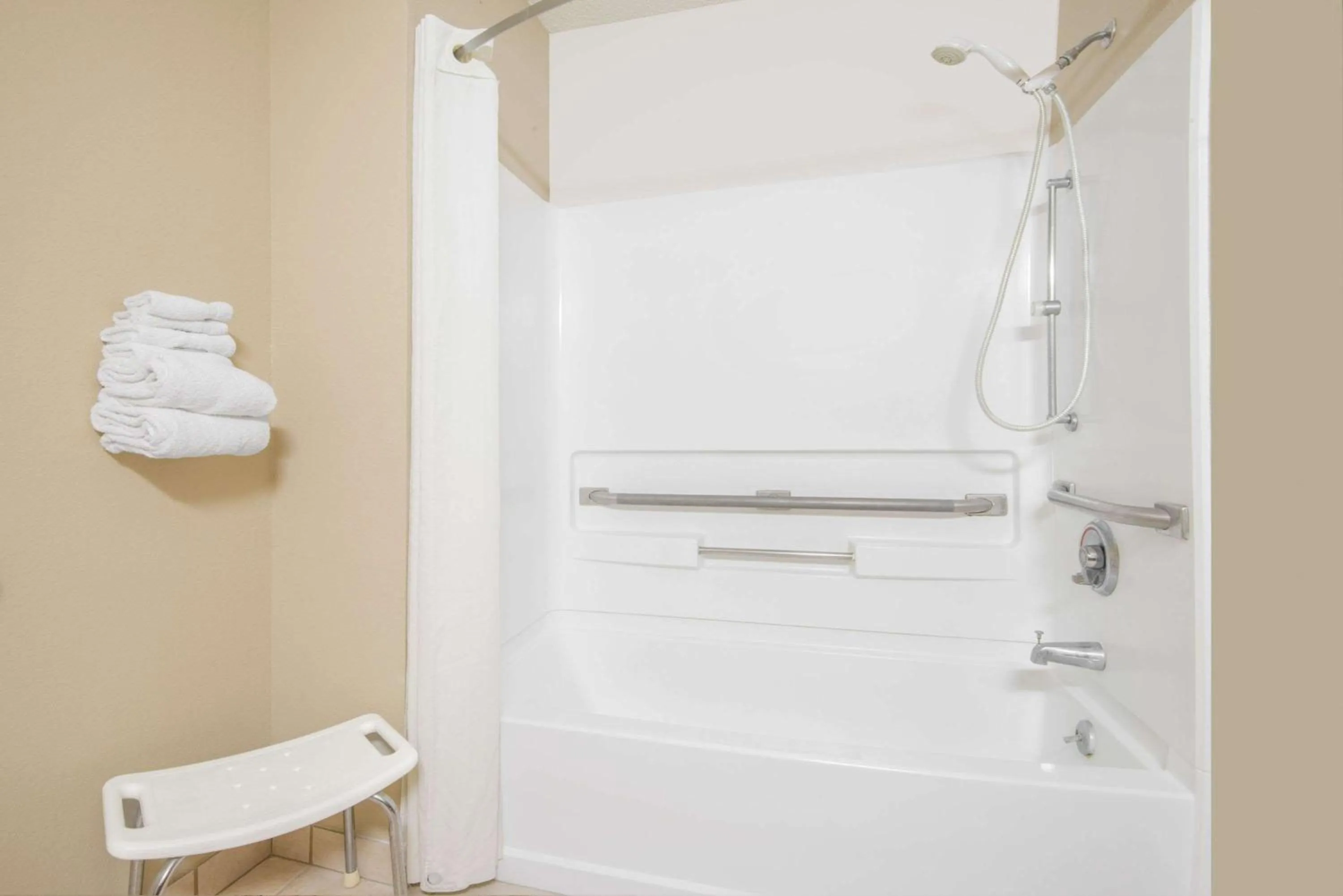 Bathroom in Super 8 by Wyndham Knoxville