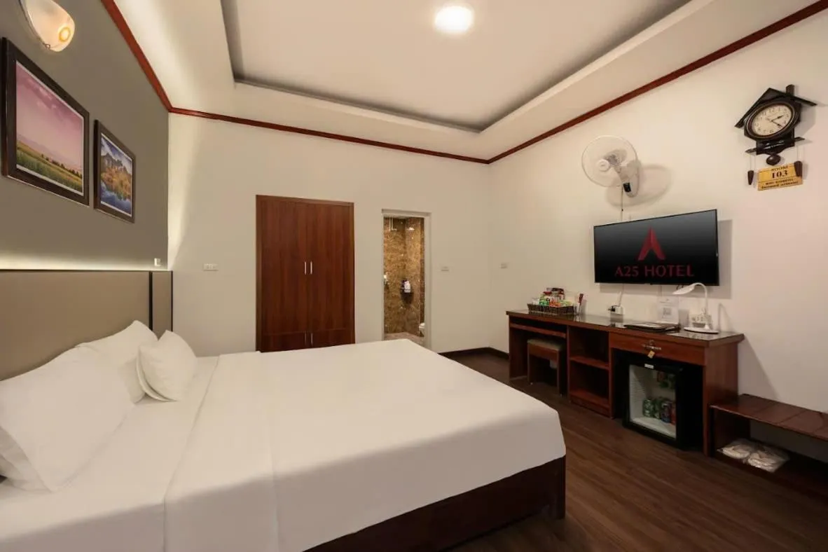 Bed in A25 Hotel - 80 Mai Hắc Đế