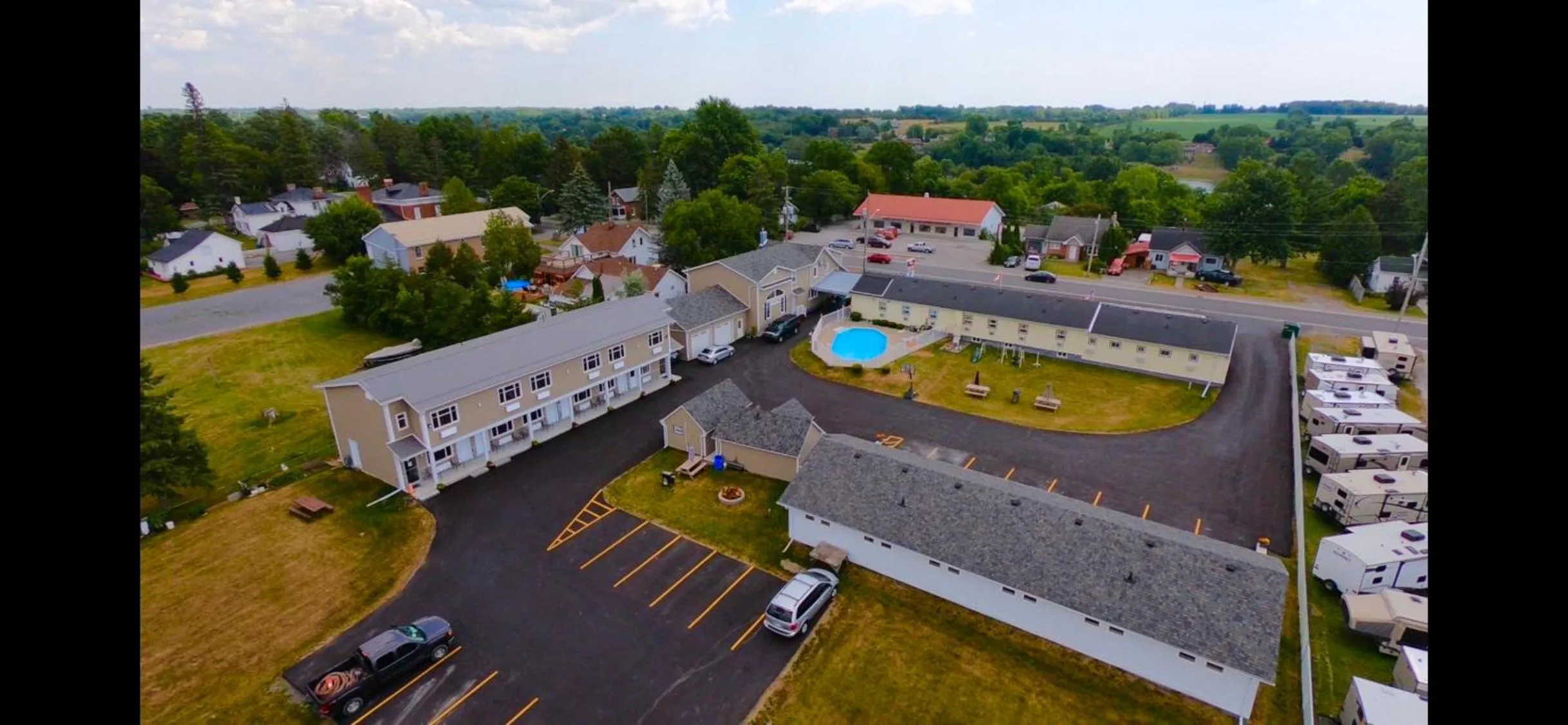 Bird's eye view in Fox Motor Inn