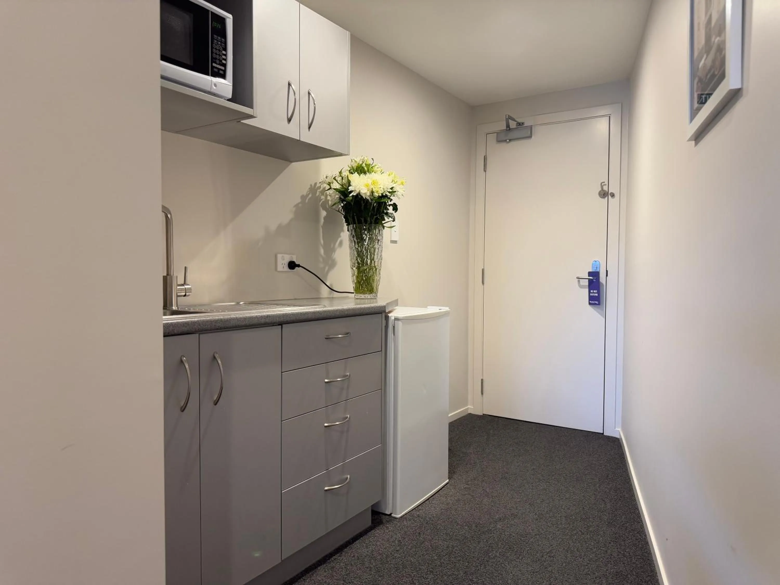 Kitchen or kitchenette in Bluewater Hotel