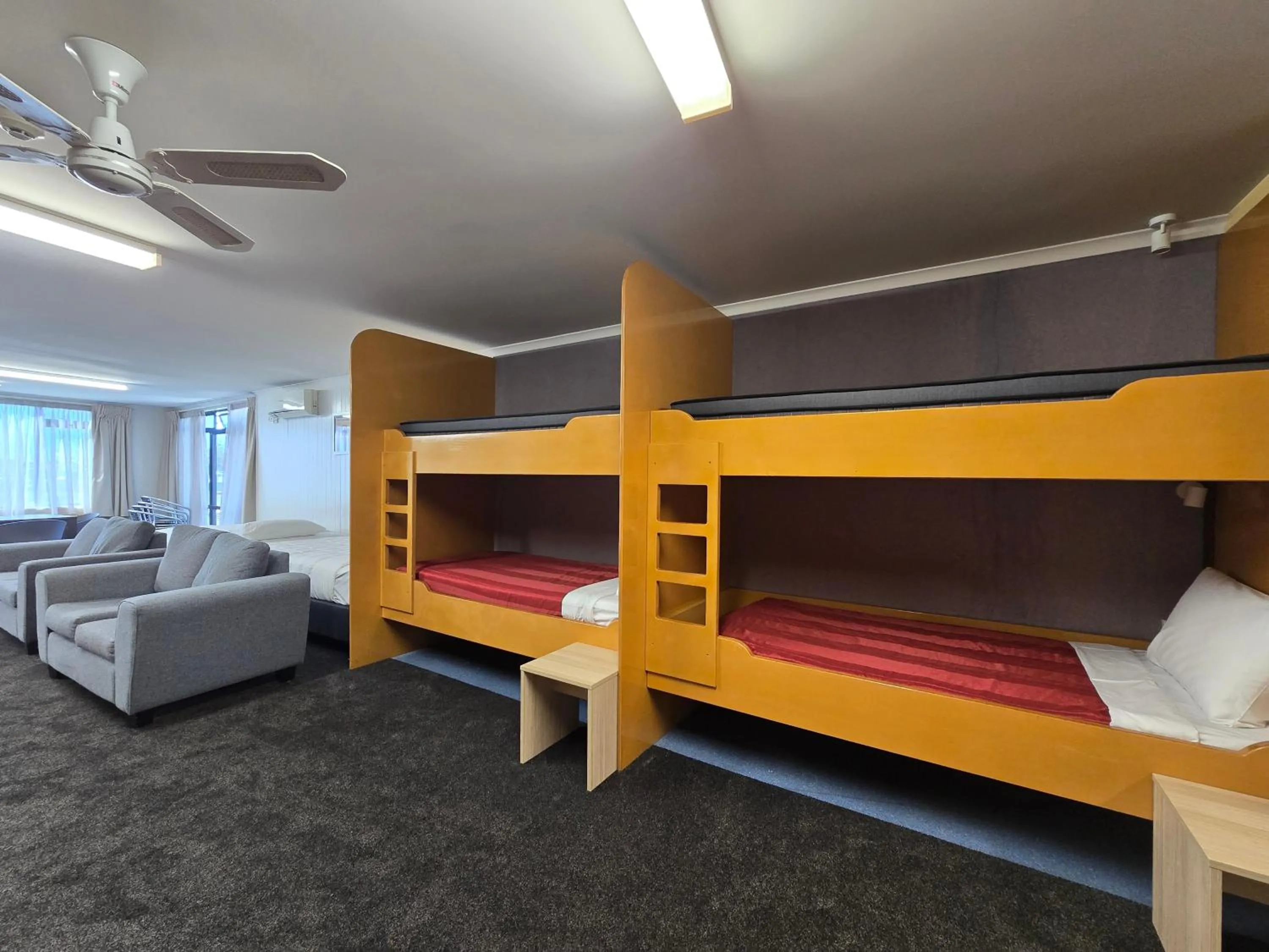 Bed in Bluewater Hotel