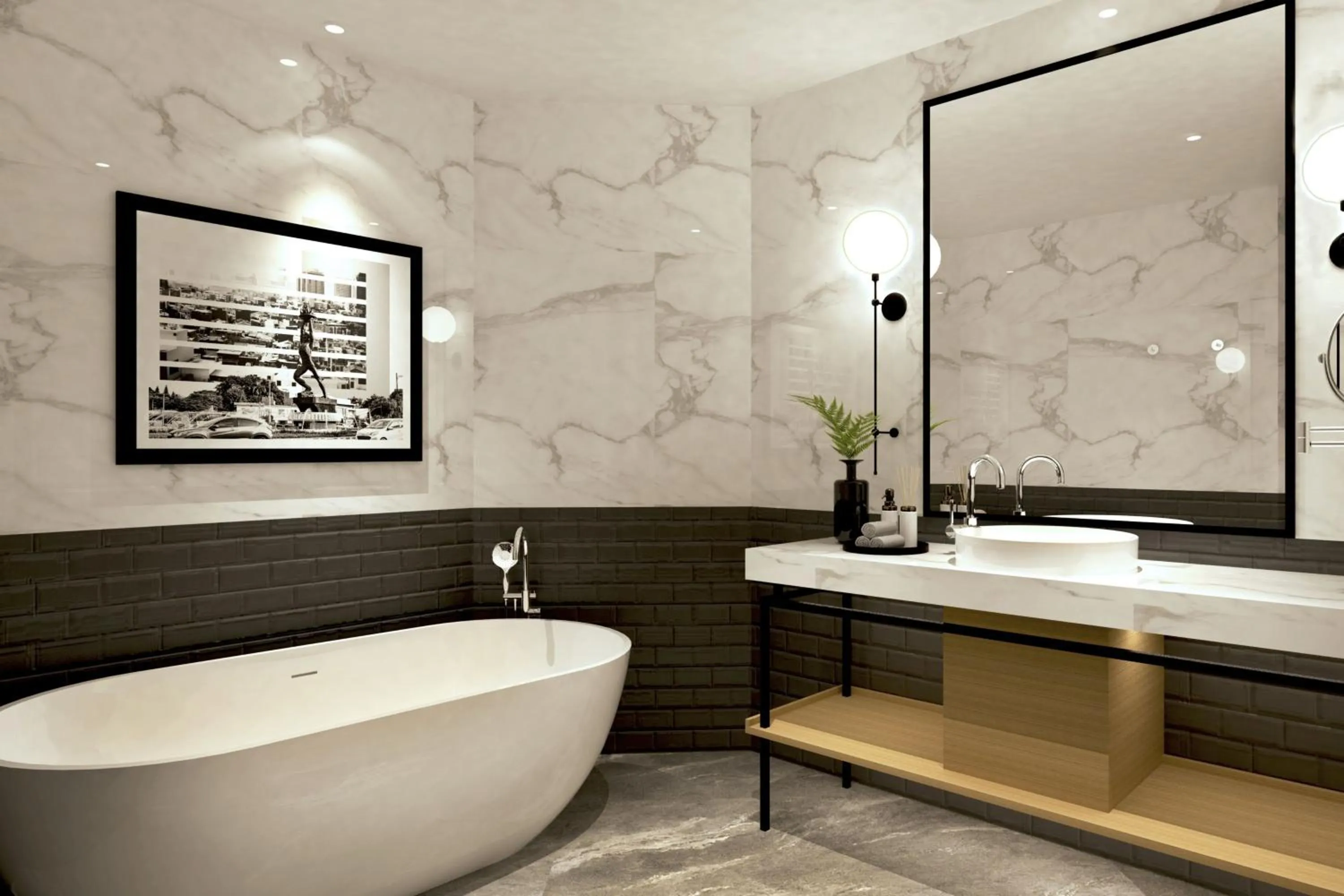 Bathroom in Sheraton Jakarta Soekarno Hatta Airport