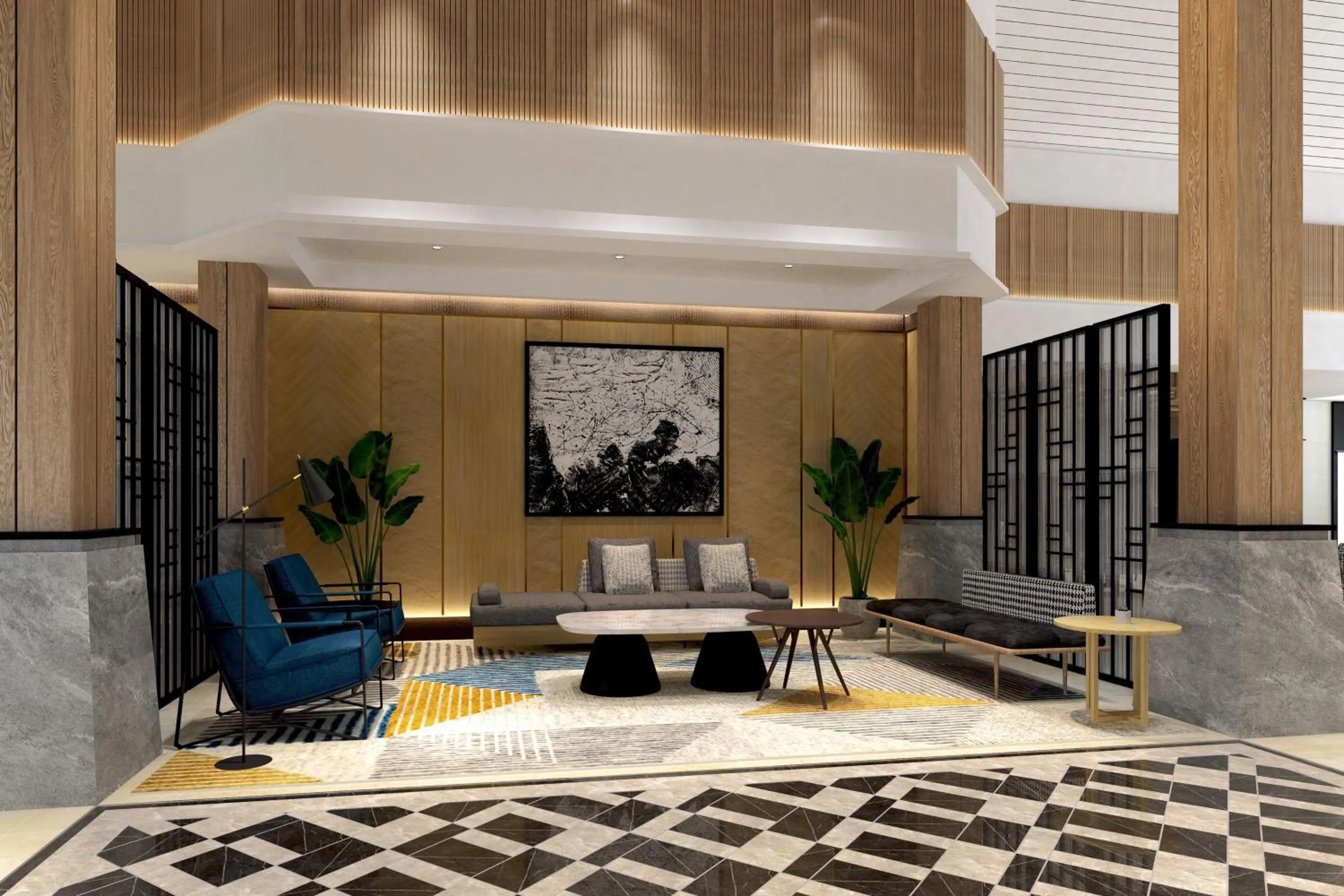 Lobby or reception in Sheraton Jakarta Soekarno Hatta Airport
