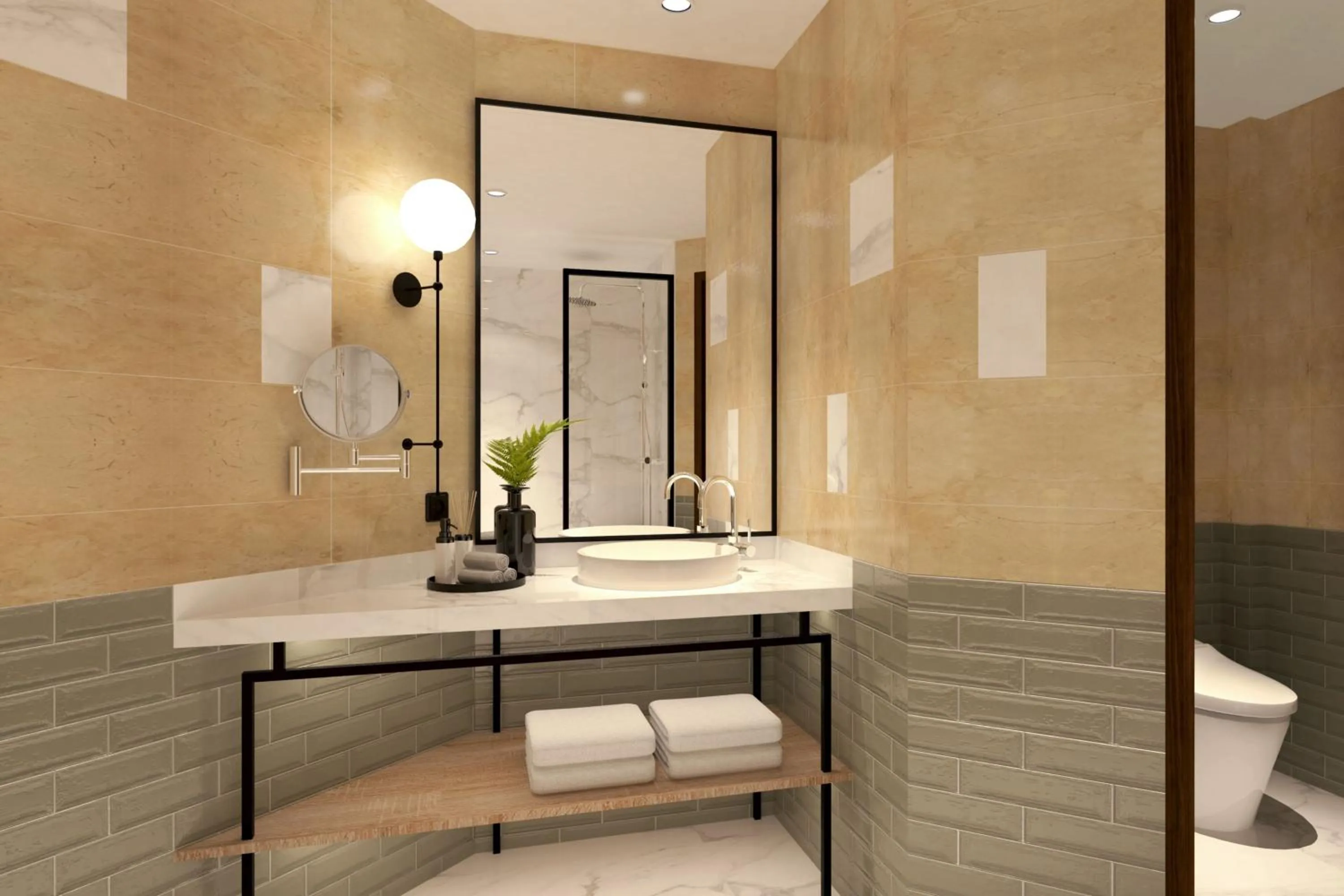 Bathroom in Sheraton Jakarta Soekarno Hatta Airport